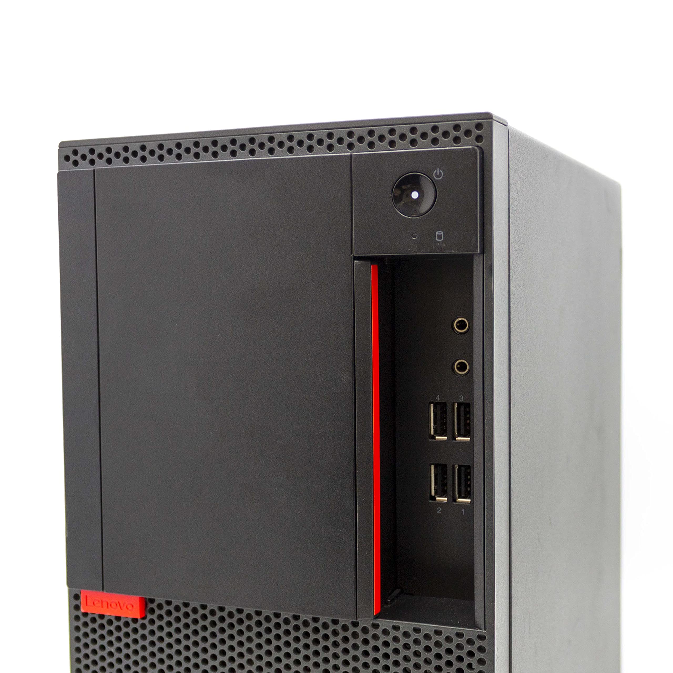Mini Tower Lenovo M910t i3 Do 3.7GHz Windows 11 Pro 8GB DDR4 120GB NVMe + 500GB HDD Komputer stacjonarny Komputer stacjonarny PC Edycja wideo 3D Seryjny COM RS232(Odnowiony)