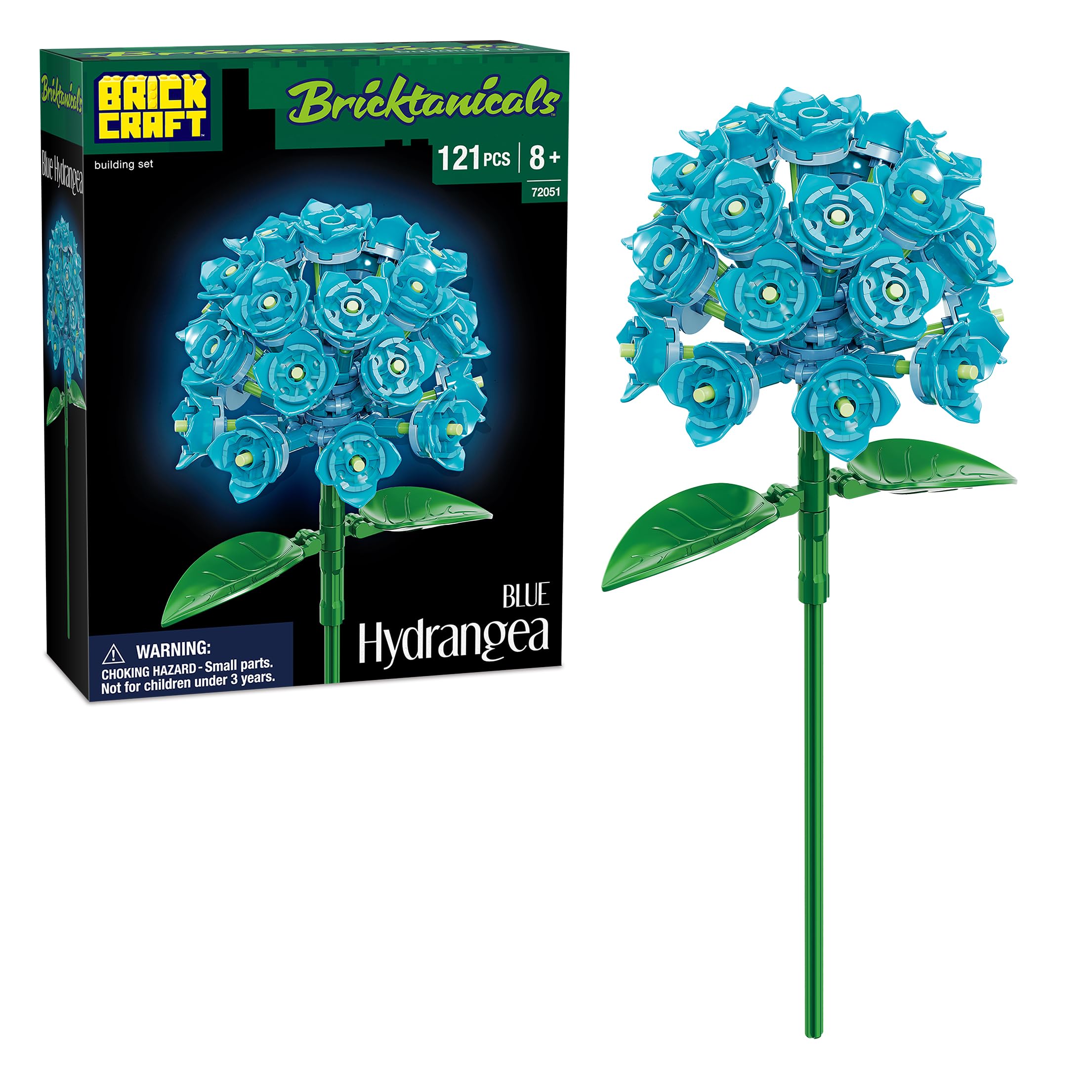 Amazon.com: Brickcraft Bricktanicals Hydrangea Building Kit, 121