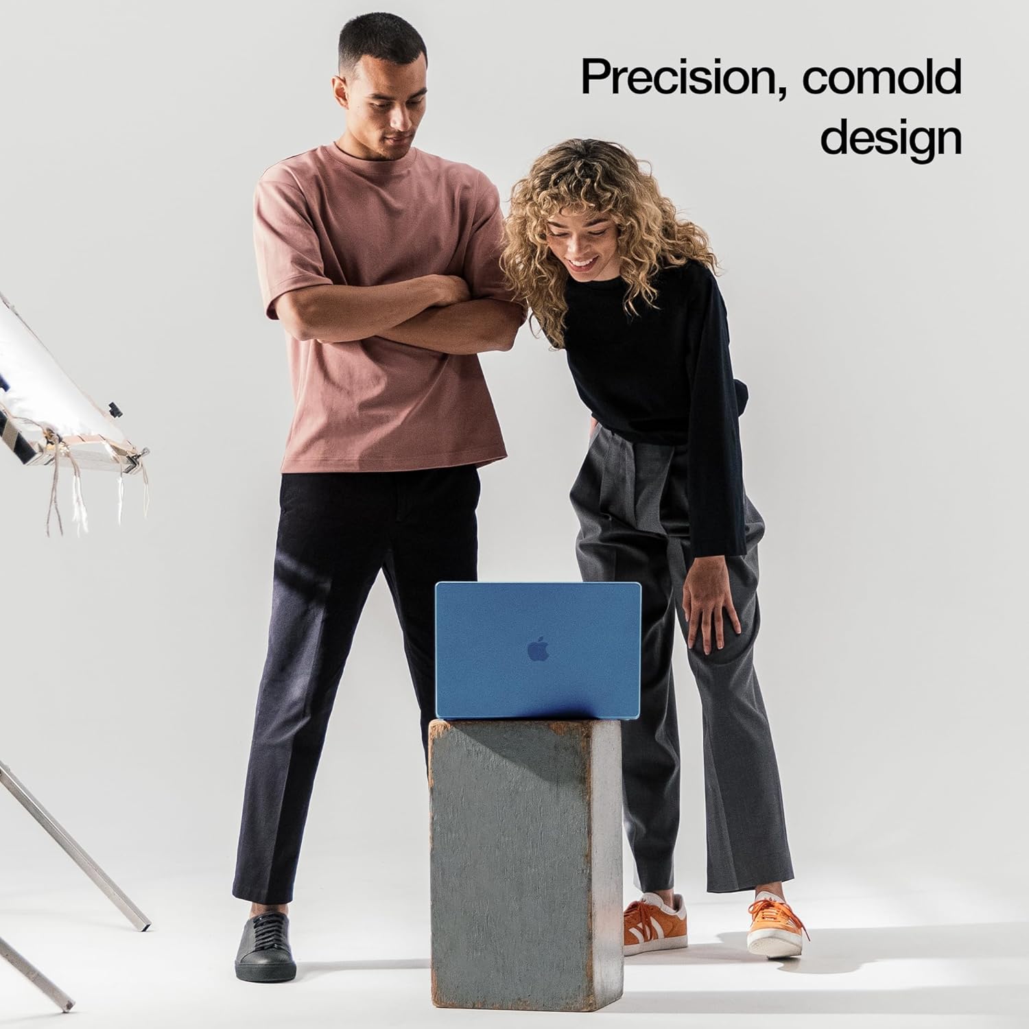 Incase Dots Hardshell with Makrolon® - MacBook Air 13 inch Case - 2019, 2018, MacBook Case, Laptop Cover, Protective Hard Shell, Scratch Resistant, Lightweight - Cobalt - Image 6