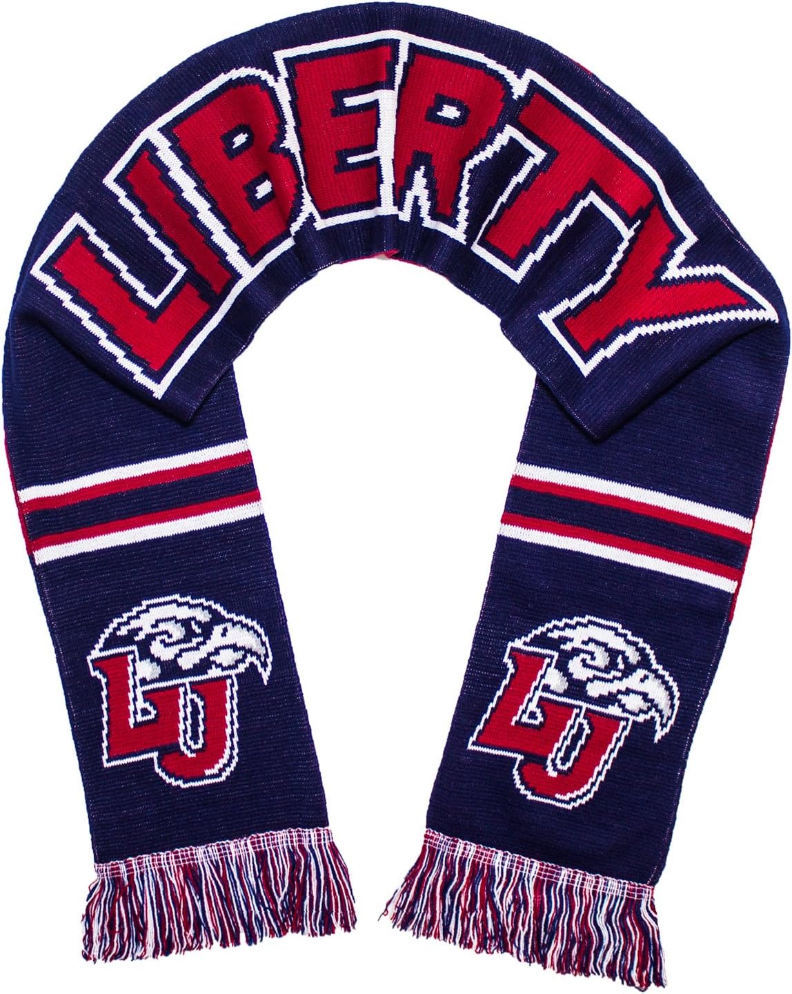 Tradition Scarves Liberty University Scarf - Liberty Flames Classic Knitted