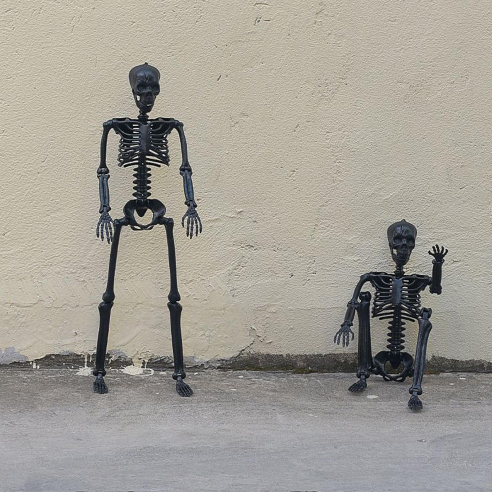 Decoración Esqueleto Halloween Modelo De Huesos Humanos Articulable Para