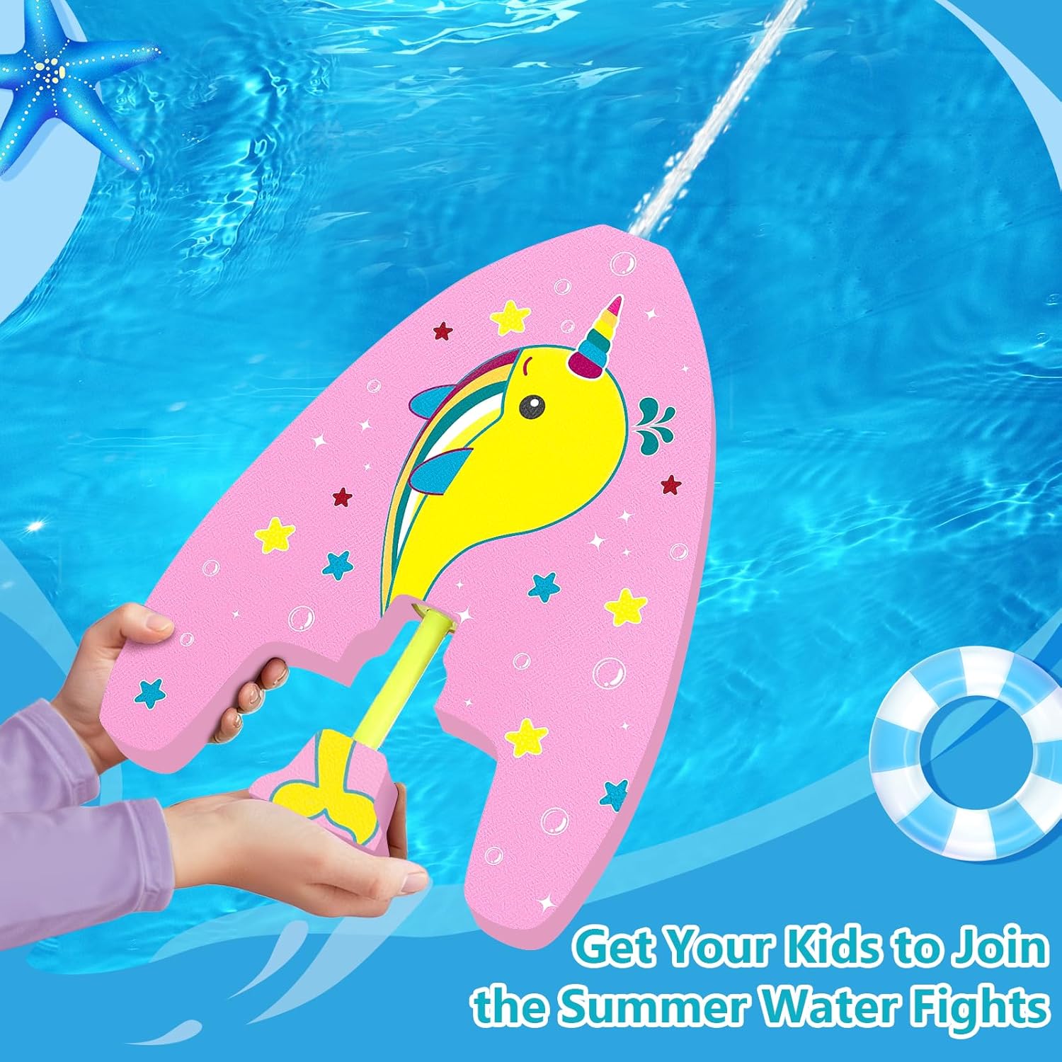 Tabla de natación con lanzador de agua integrado por 5,70€ ¡¡73% de descuento!!