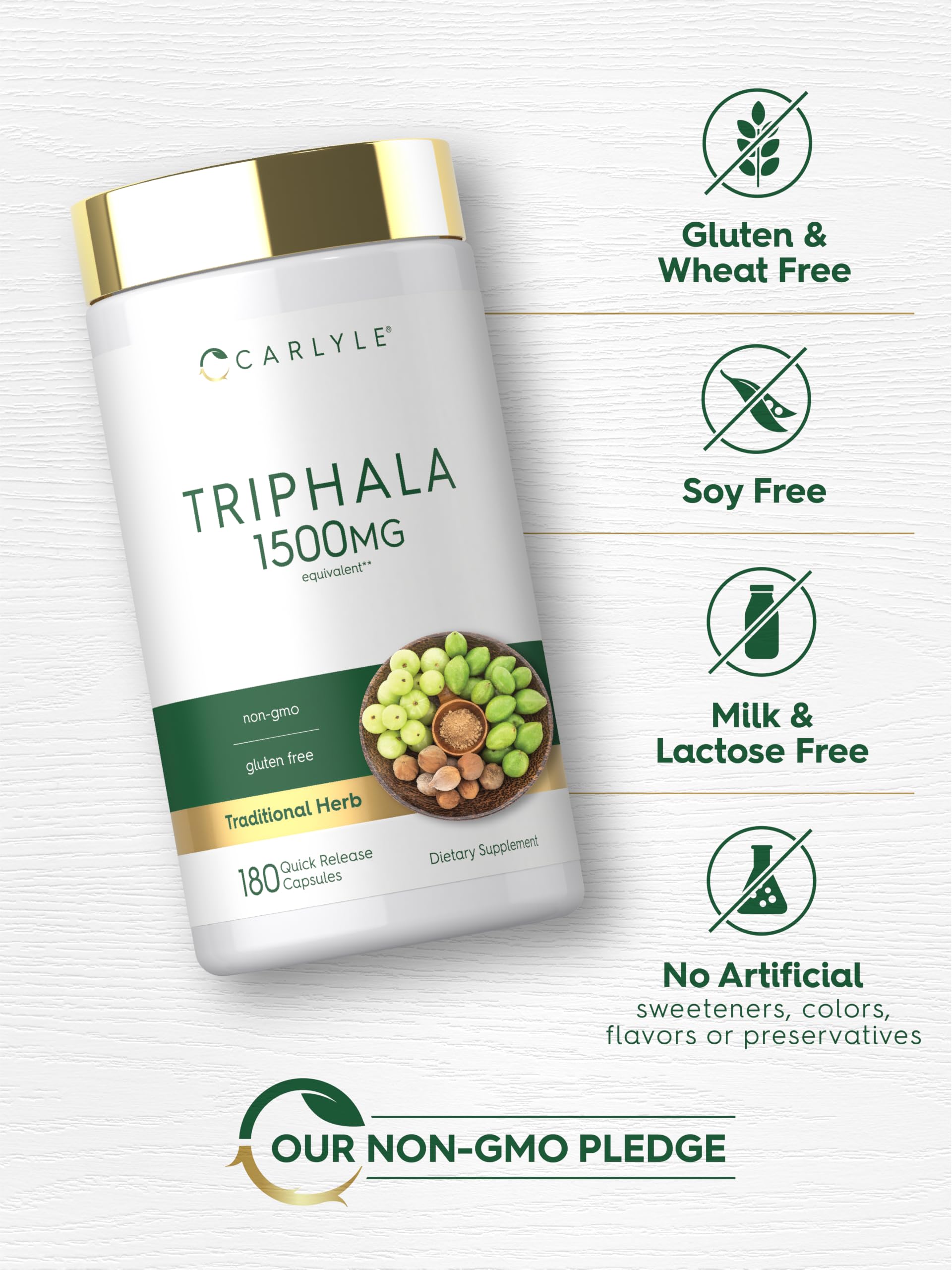 Carlyle Triphala Capsules | 180 Count | Herbal Supplement — Amazon image 5