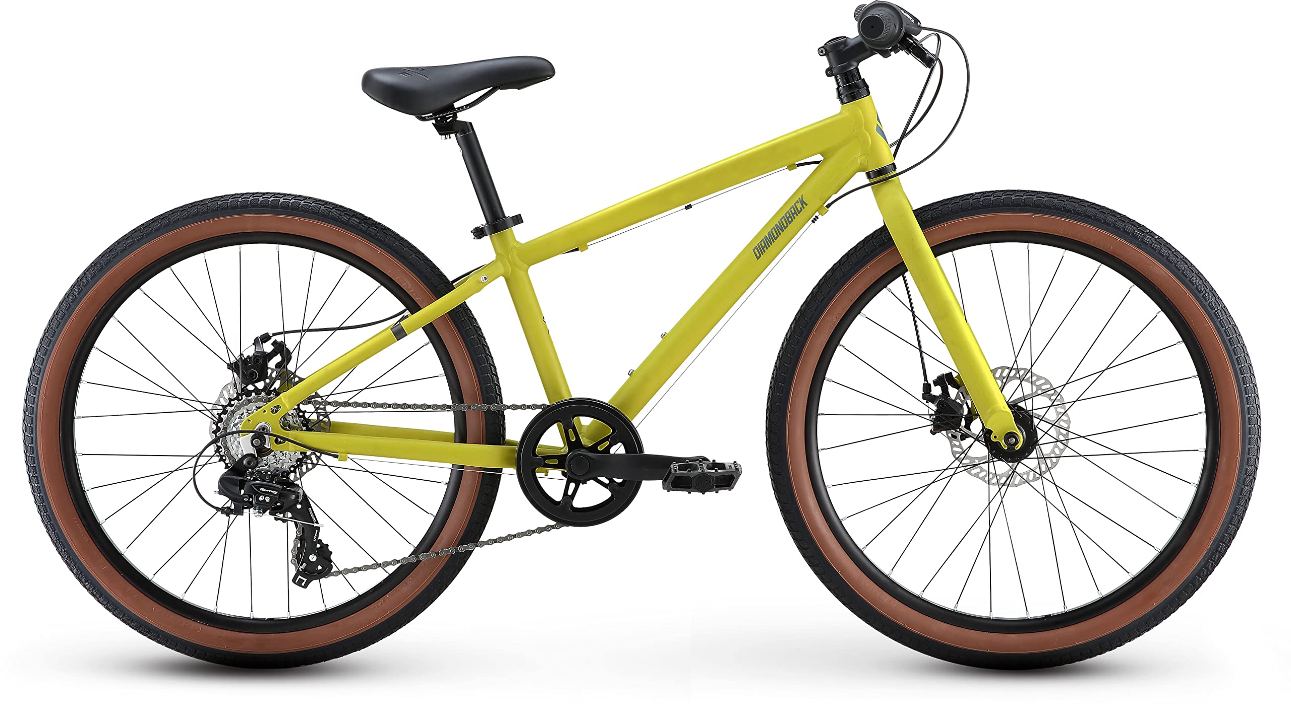 Diamondback Division 24 Bicycle, Saffron Yellow Matte