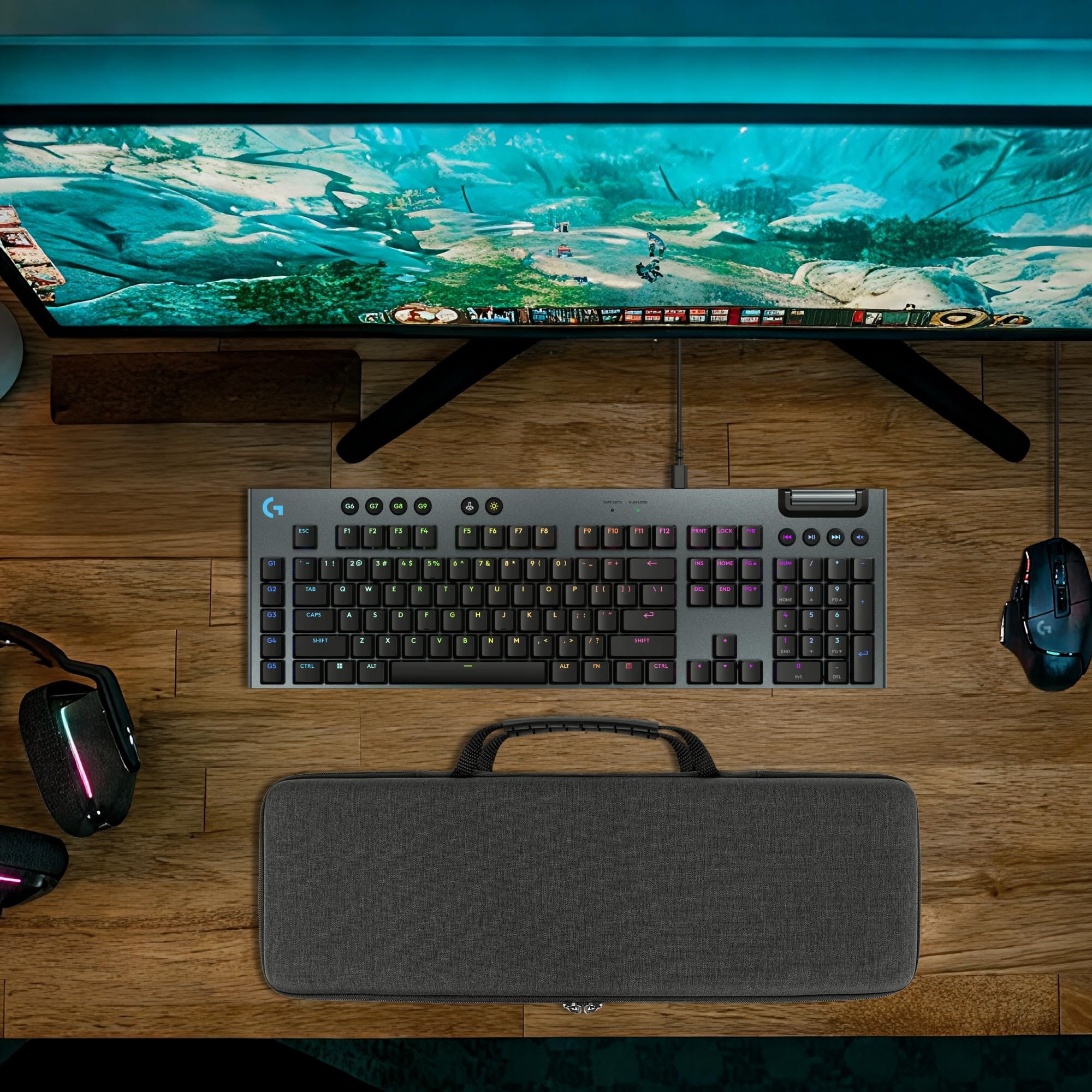 Amazon.co.jp: Geekria フルサイズキーボード ハードシェルケース