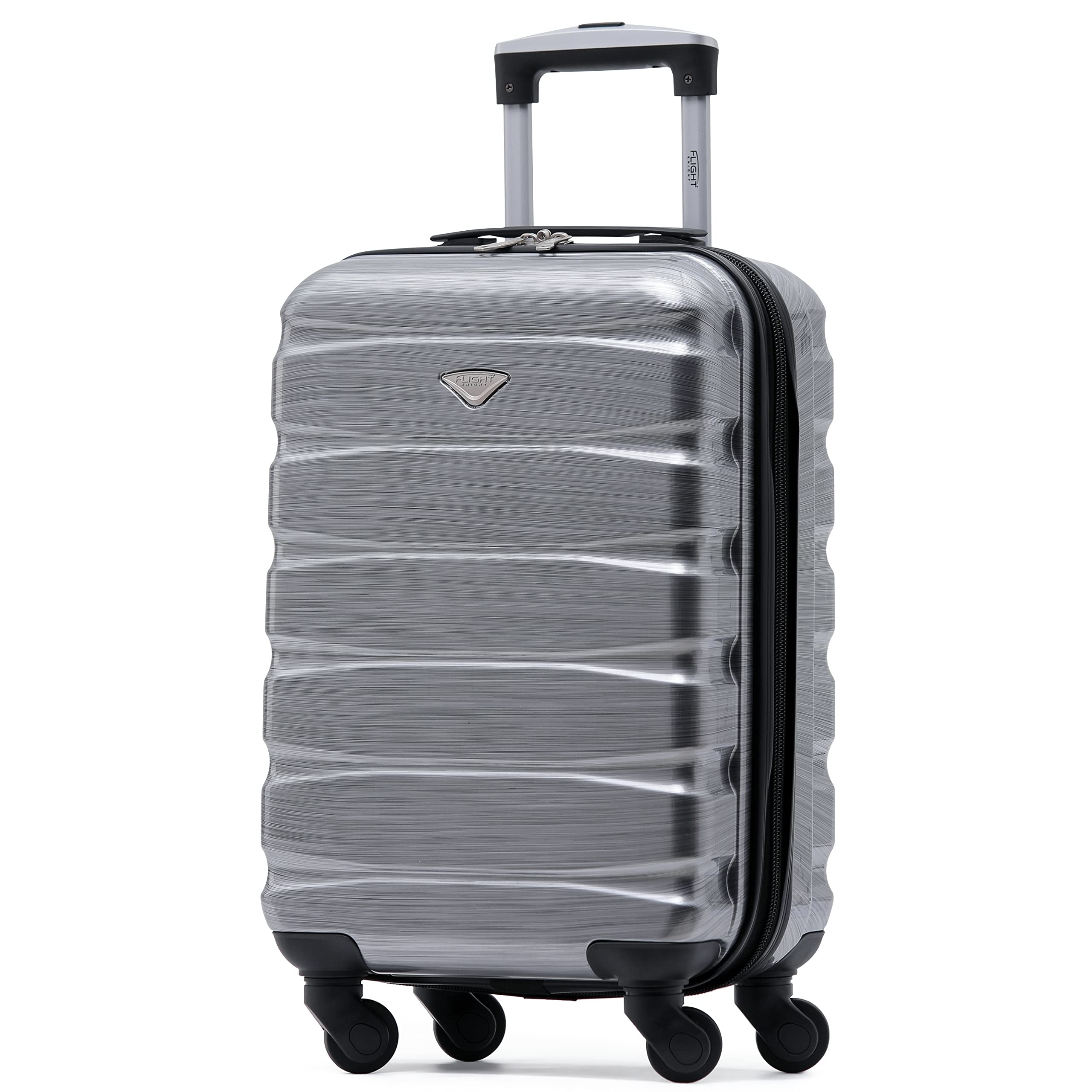Flight Knight 56x45x25 EasyJet Cabin Bag, Jet2, British Airways Suitcase - Lightweight Small Durable 4-Wheel Cabin Case, Maximum Carry-On Size, ABS Hard Shell, 10kg Hand Luggage Bag- 56 x 45 x 25 — view 119