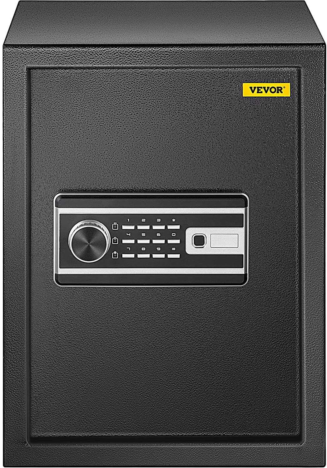 VEVOR Caja Fuerte de Seguridad con Huella Dactilar 60L Caja Fuerte Antirrobo del Hogar 34,5 x 20 x 46,5 cm Huella Digital Contraseña Llave WiFi Abierto del Hotel de Oficina en Casa Caja de Seguridad