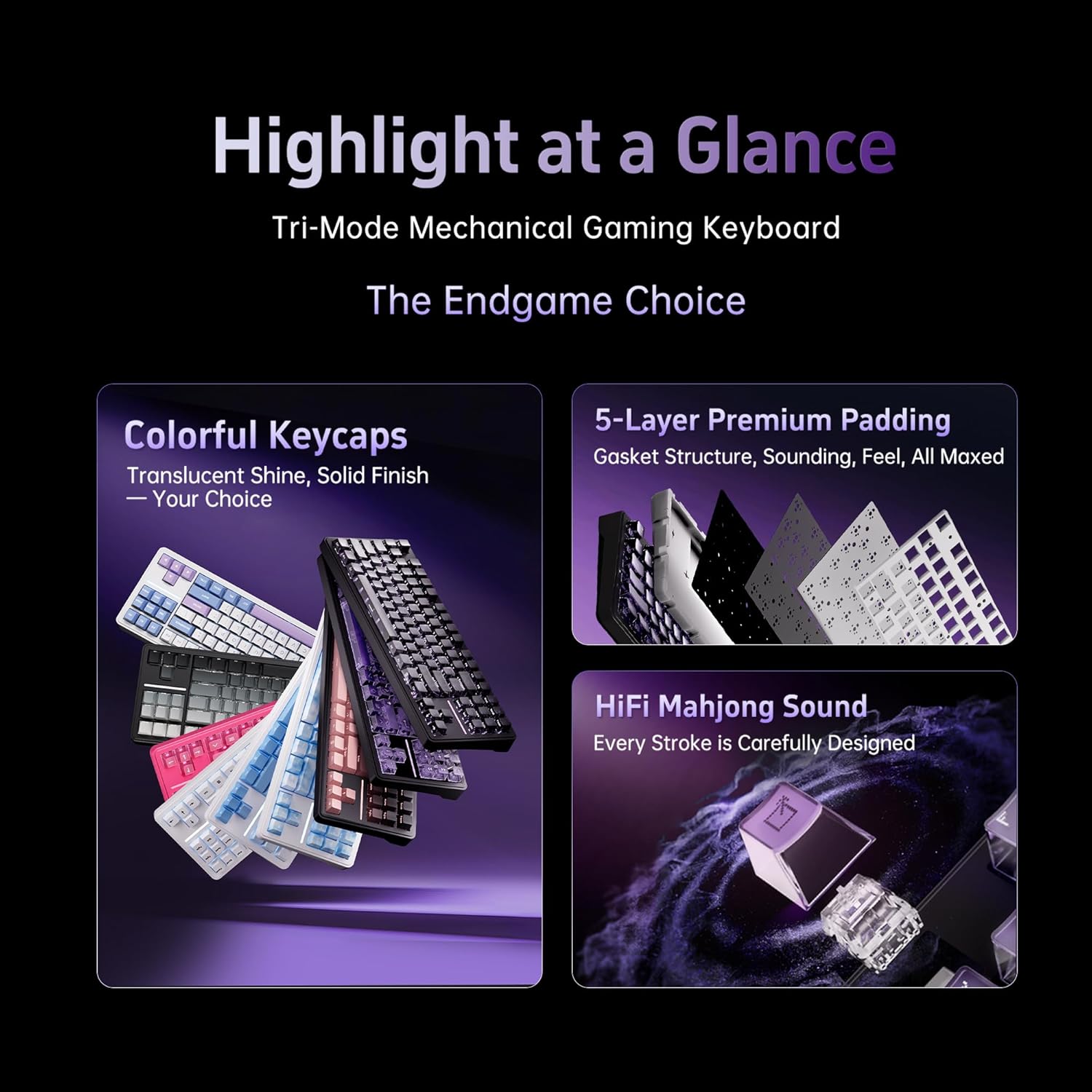 Highlights of ATK A87 Pro keyboard features