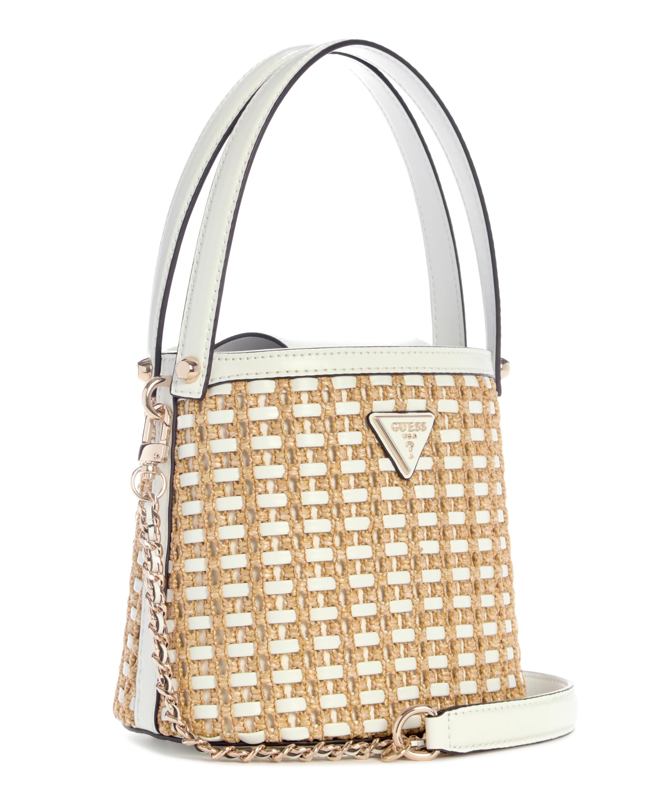 GUESS Damen Atalia Crossbody Bucket Umhängetasche