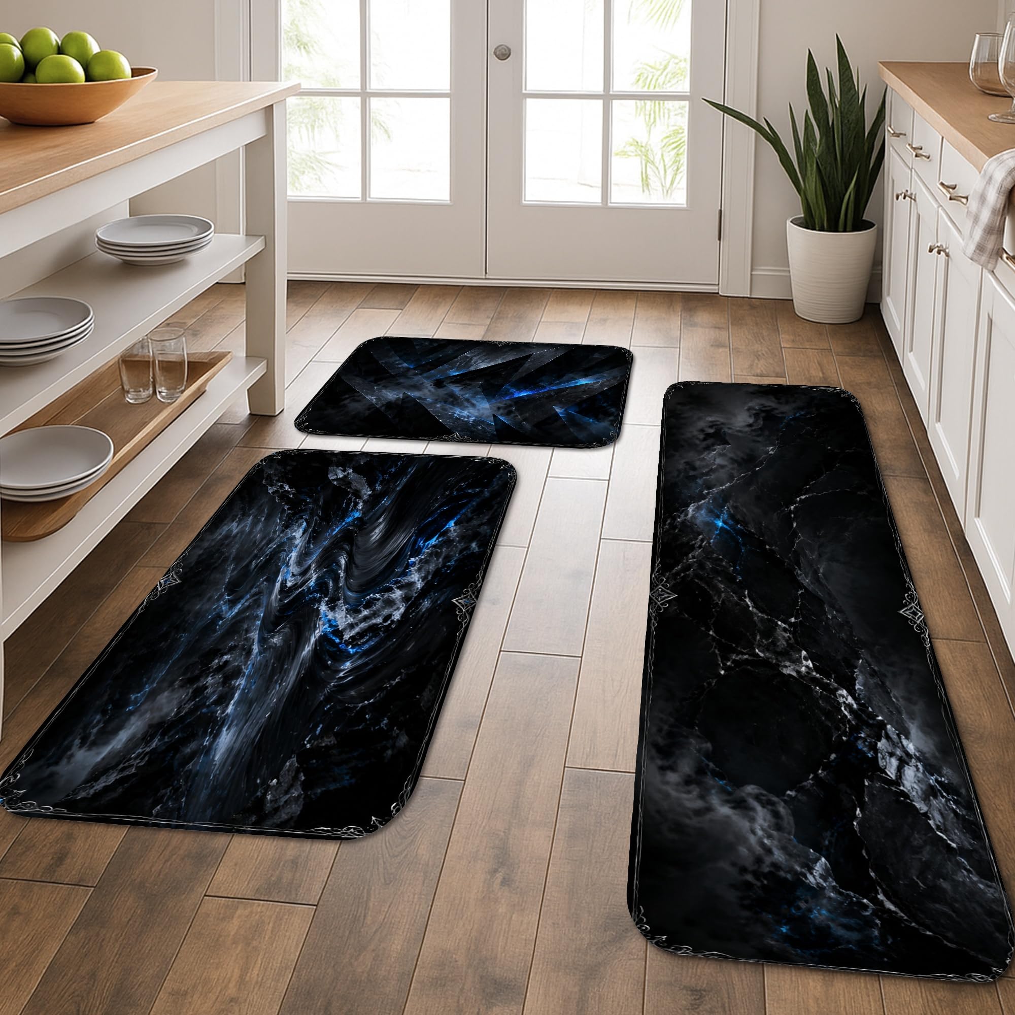 Tapis de cuisine lavables tapis de sol doux et décoratifs