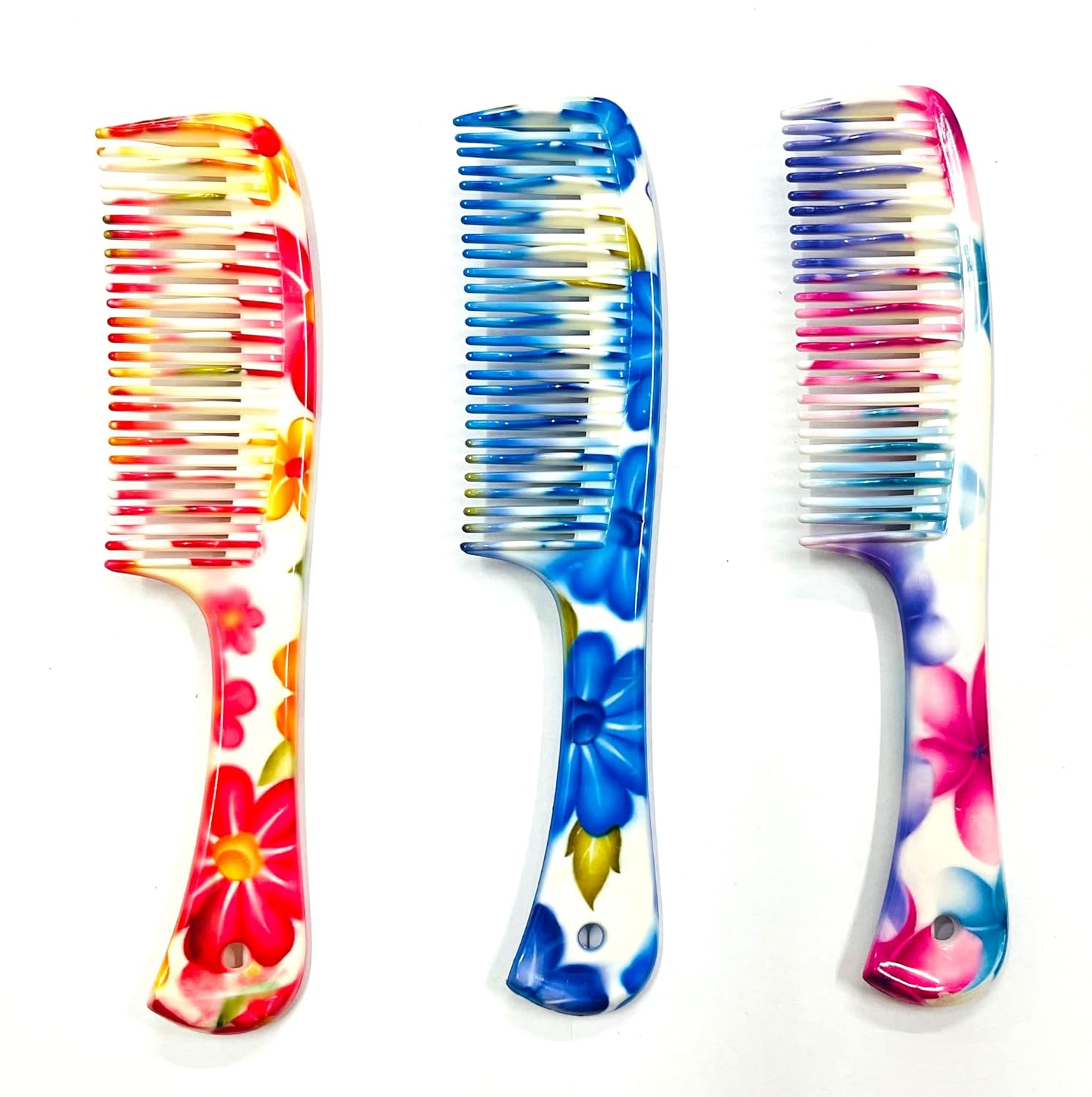 Buy Maple Premium Dressing Detangling Printed Handle Hair Comb Combo