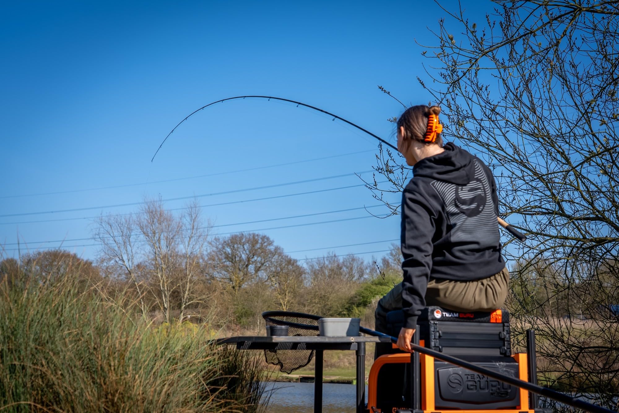 Guru Combo Canne + Moulinet 10' Float 300cm (1-15g) (Ligne et Kit Accessoires Inclus) | Canne Feeder