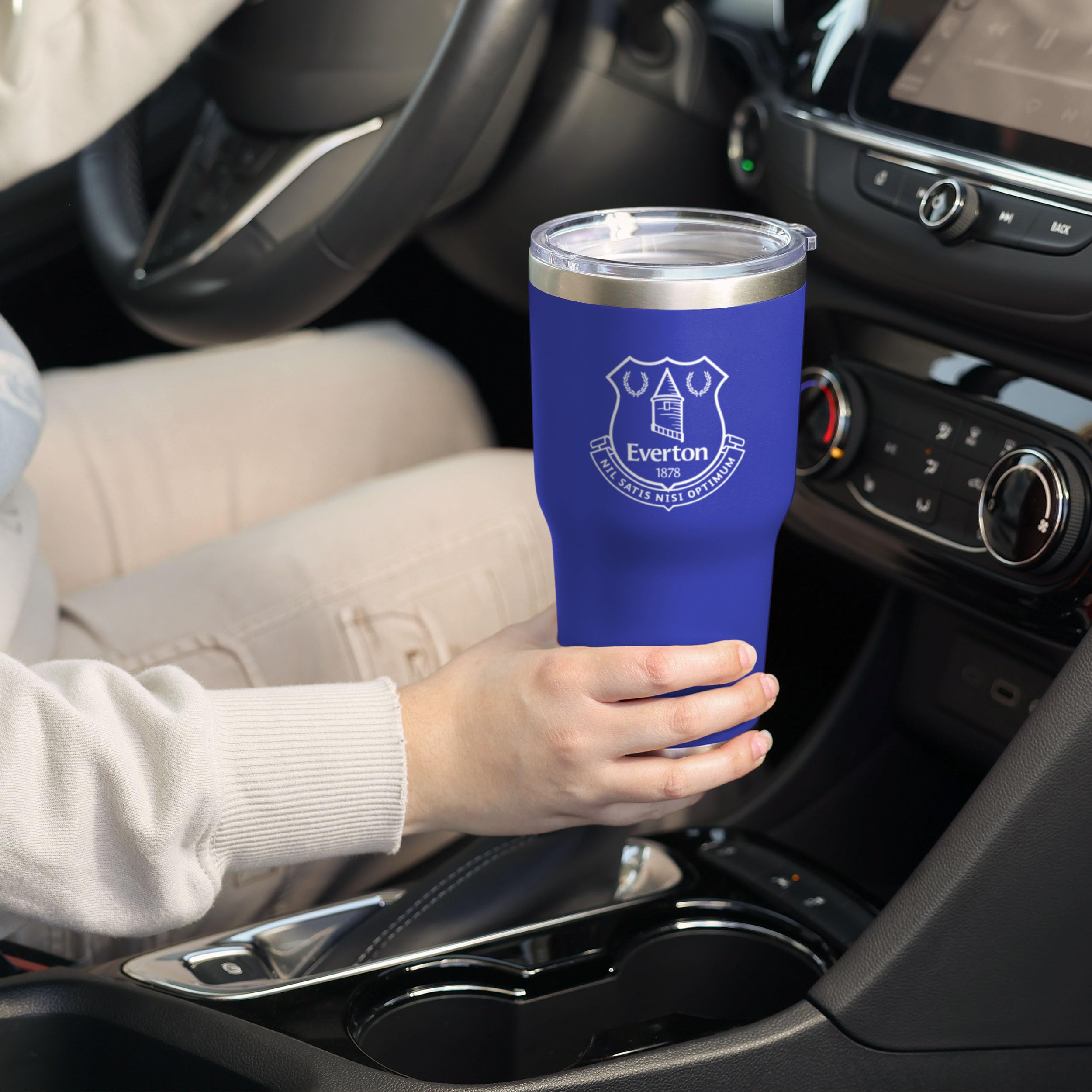 FOCO Officially Licensed Everton FC Team Logo 850 mL Tumbler - Image 4