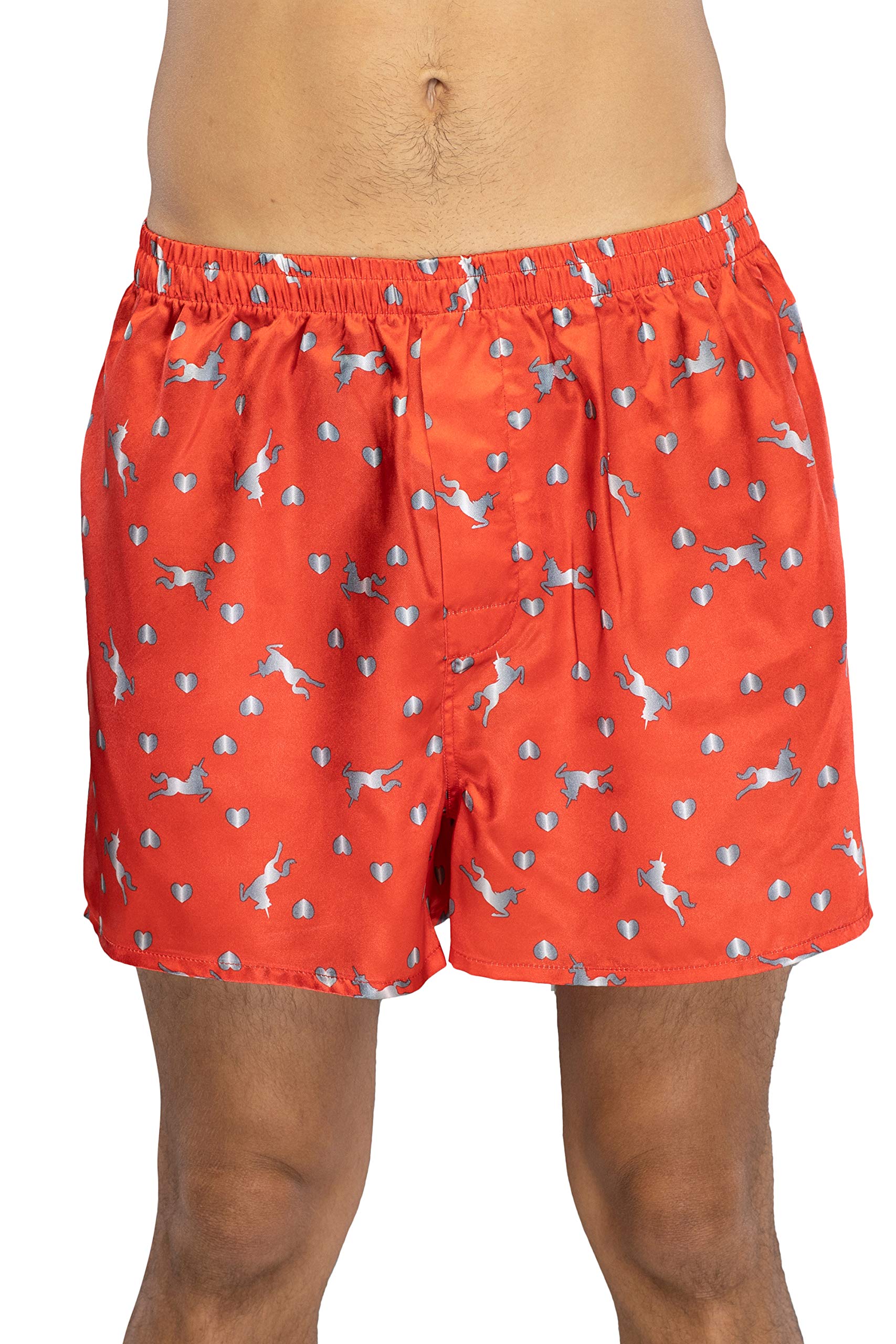 Max DecoMens Galloping Unicorns Boxer Short Underwear