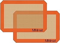 Vista 12 de Alfombrilla de silicona para hornear - Mejor silicona alemana - Lámina de silicona antideslizante, esteras de silicona reutilizables antiadherentes