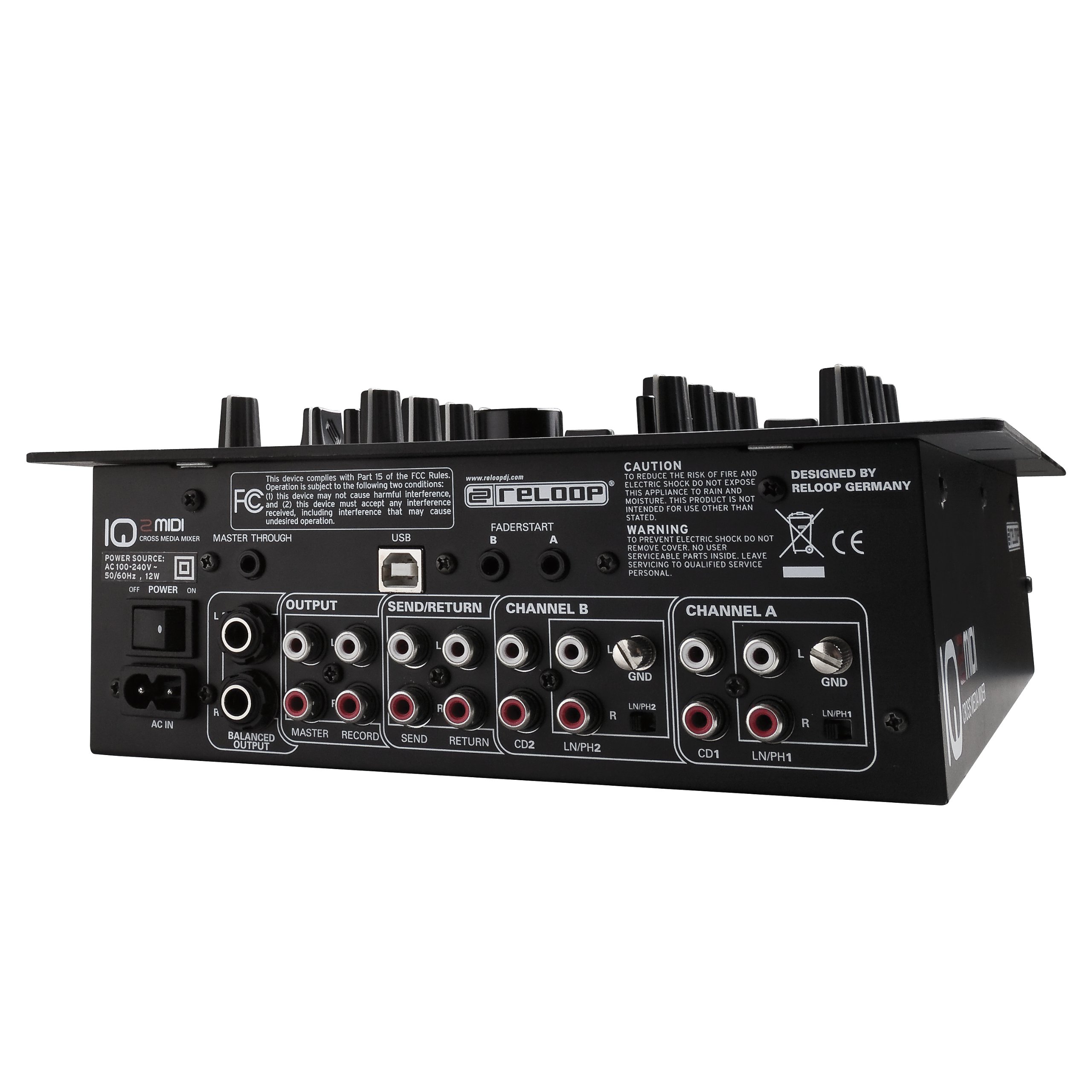 Amazon.com: Reloop iq2-midi 2 + 1 canal DSP Profesional Mezclador