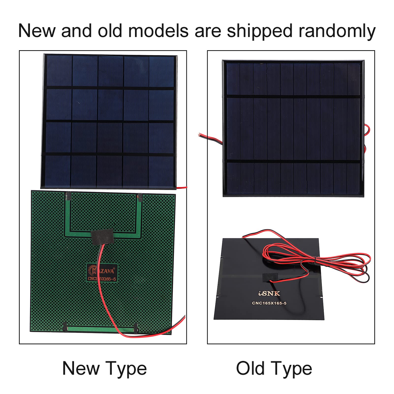 Mini-Solarpanel 5 V 4,5 W, Solarzellen-Polysilizium-Solarstromplatine mit 78,7-Zoll-Kabel für den Außenbereich, 165 X 165 Mm/6,45 X 6,45 Zoll
