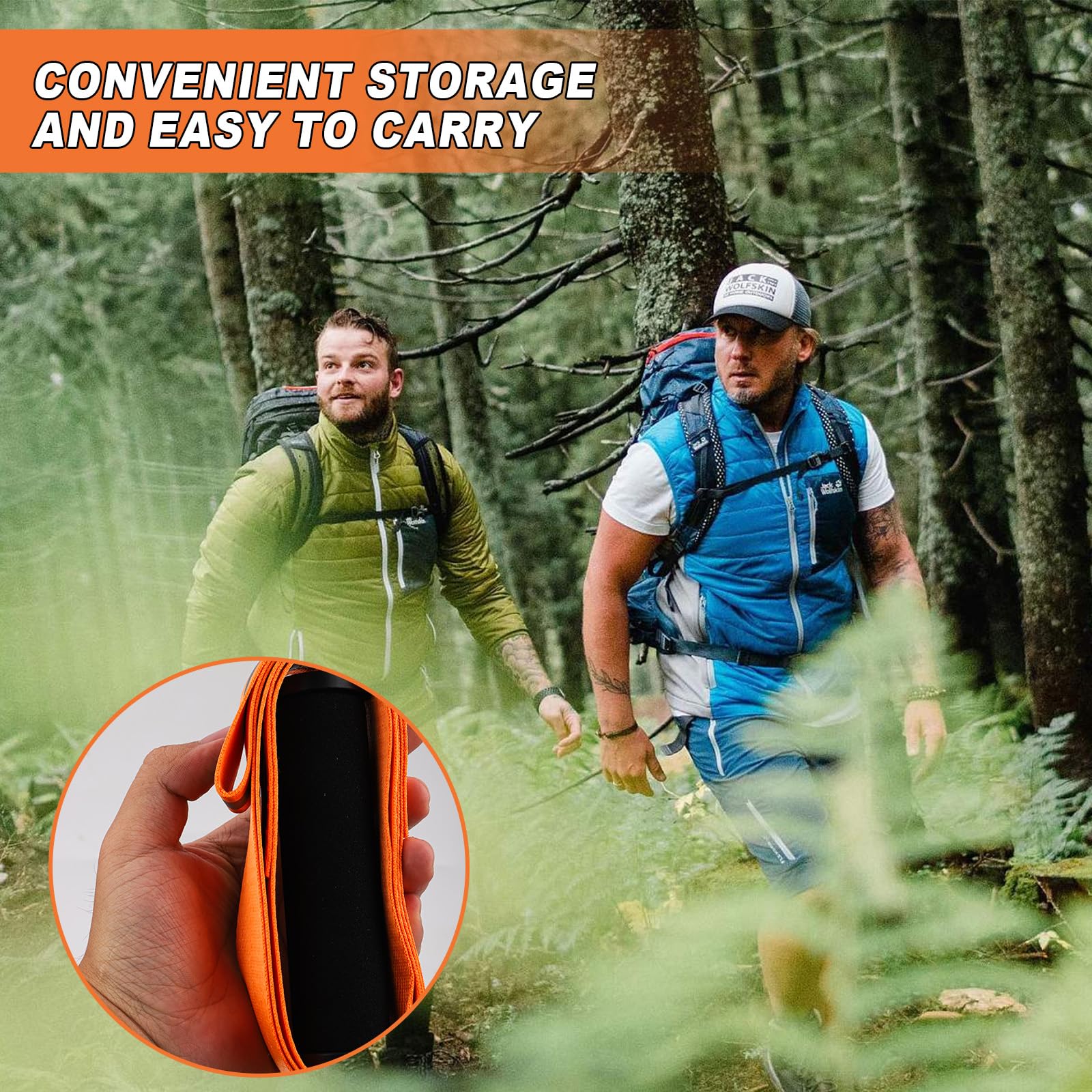 Harnais De Traînée De Cerf | Corde De Traînage De Cerf Avec Poignée Antidérapante | Extracteur De Cerf Orange, Accessoires De Corde De Traction De