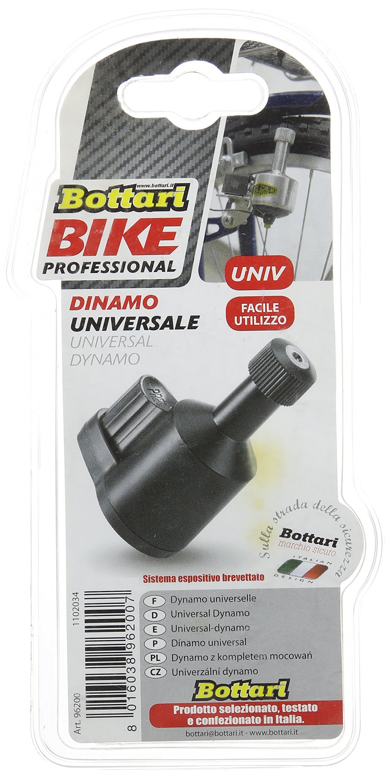 Bottari bike Accessories Universal Dynamo - Black