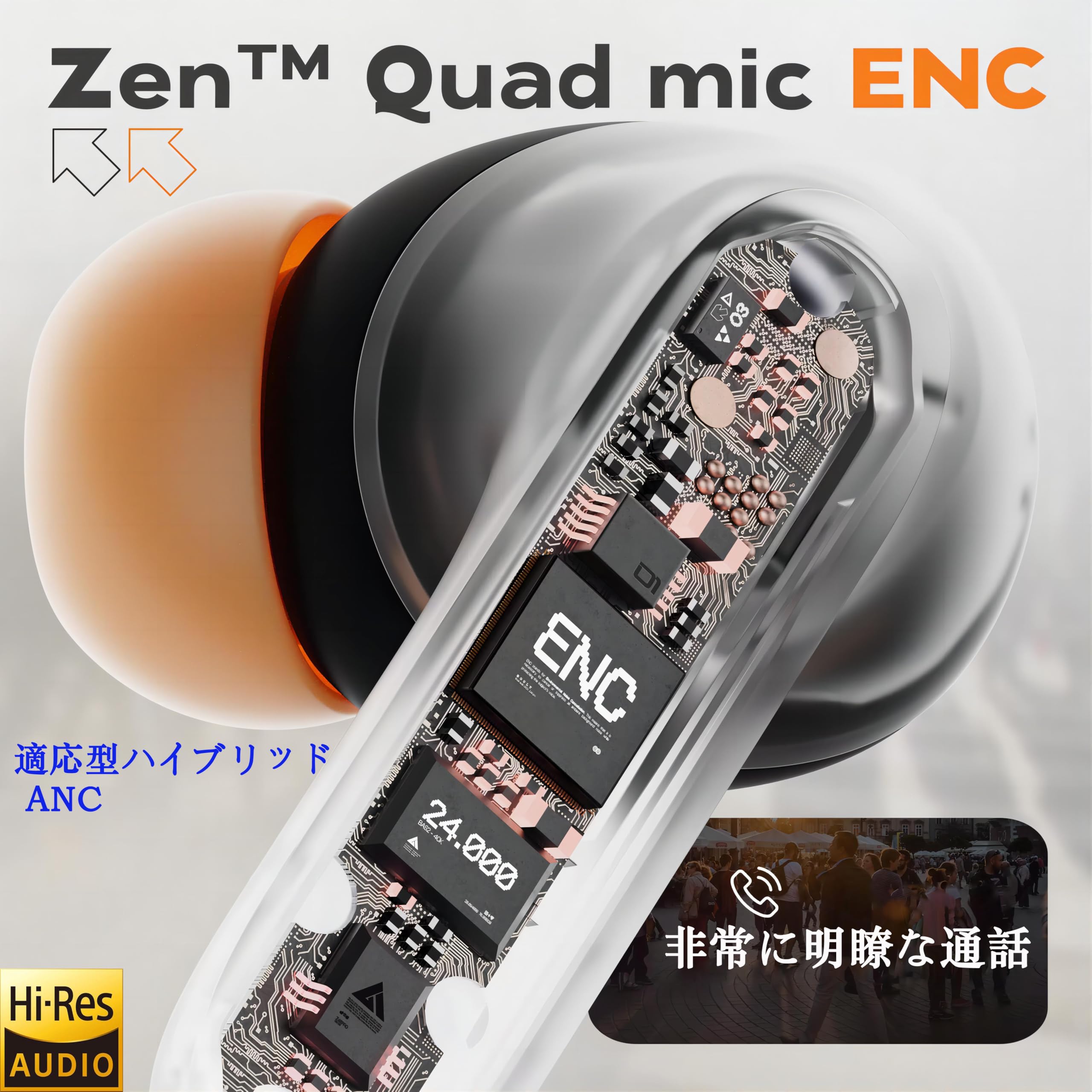 ancページ Amazon.co.jp: 適応型ハイブリッド(ANC)、ワイヤレスイヤホン