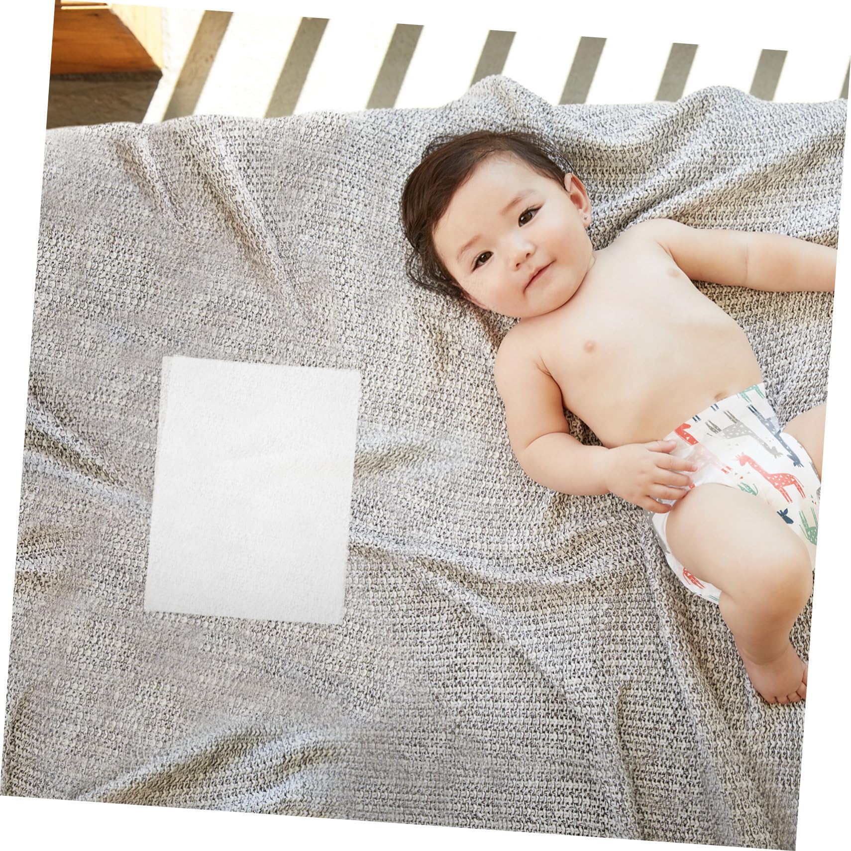 Einwegwindeleinlagen für Babys, 3 Rollen À 200 Blatt, Weiß