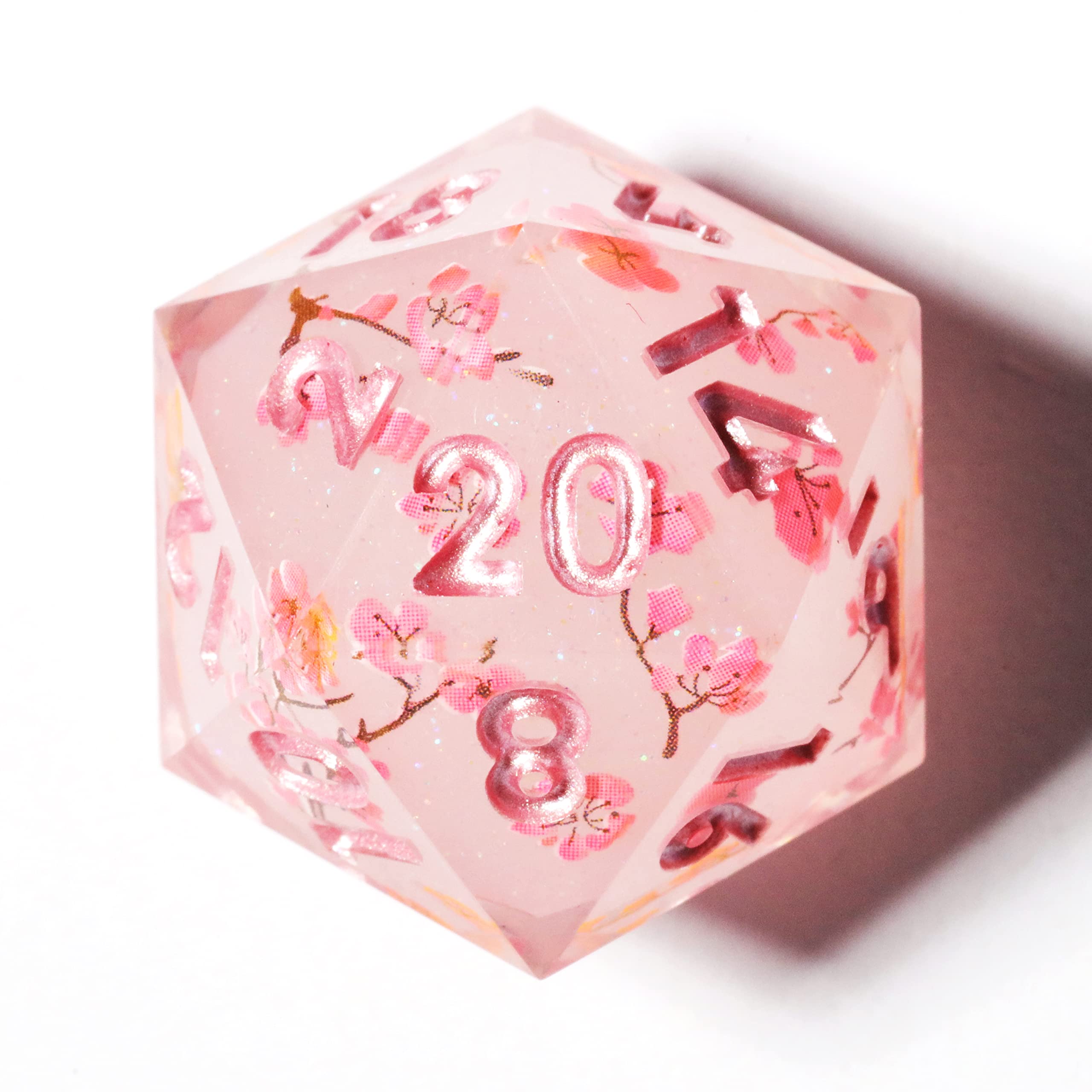 Mini Planet Sharp Edge Polyhedral RPG MTG Dungeons and Dragons Handmade DND Dice Set