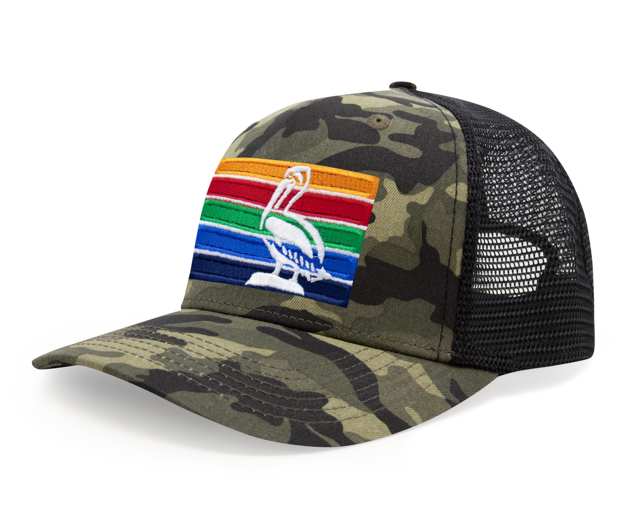 International Tie City Hat for Men and Women, Adjustable Snapback Trucker Baseball Cap with Embroidered Patch