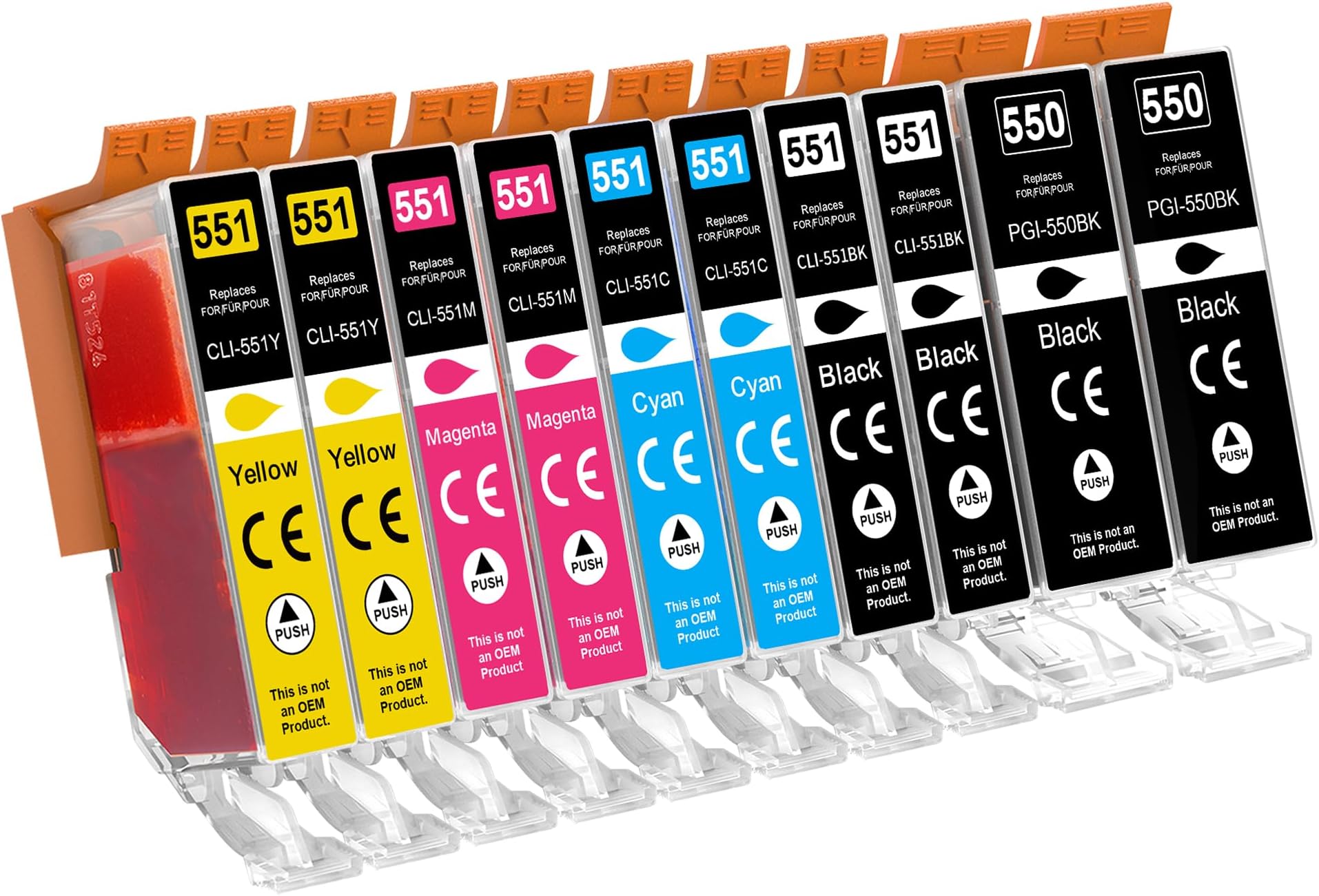 Come Ricaricare Cartucce Canon PGI550BK,CLI551C/551M/551Y551GY - Foto 12