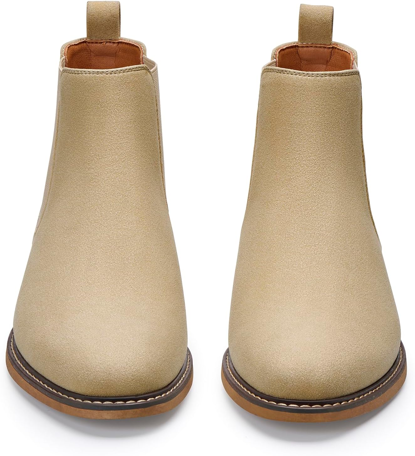 Temeshu Men's Chelsea Boots Casual Dress Boots Ankle Slip On Boots for Men MS25 - Image 3