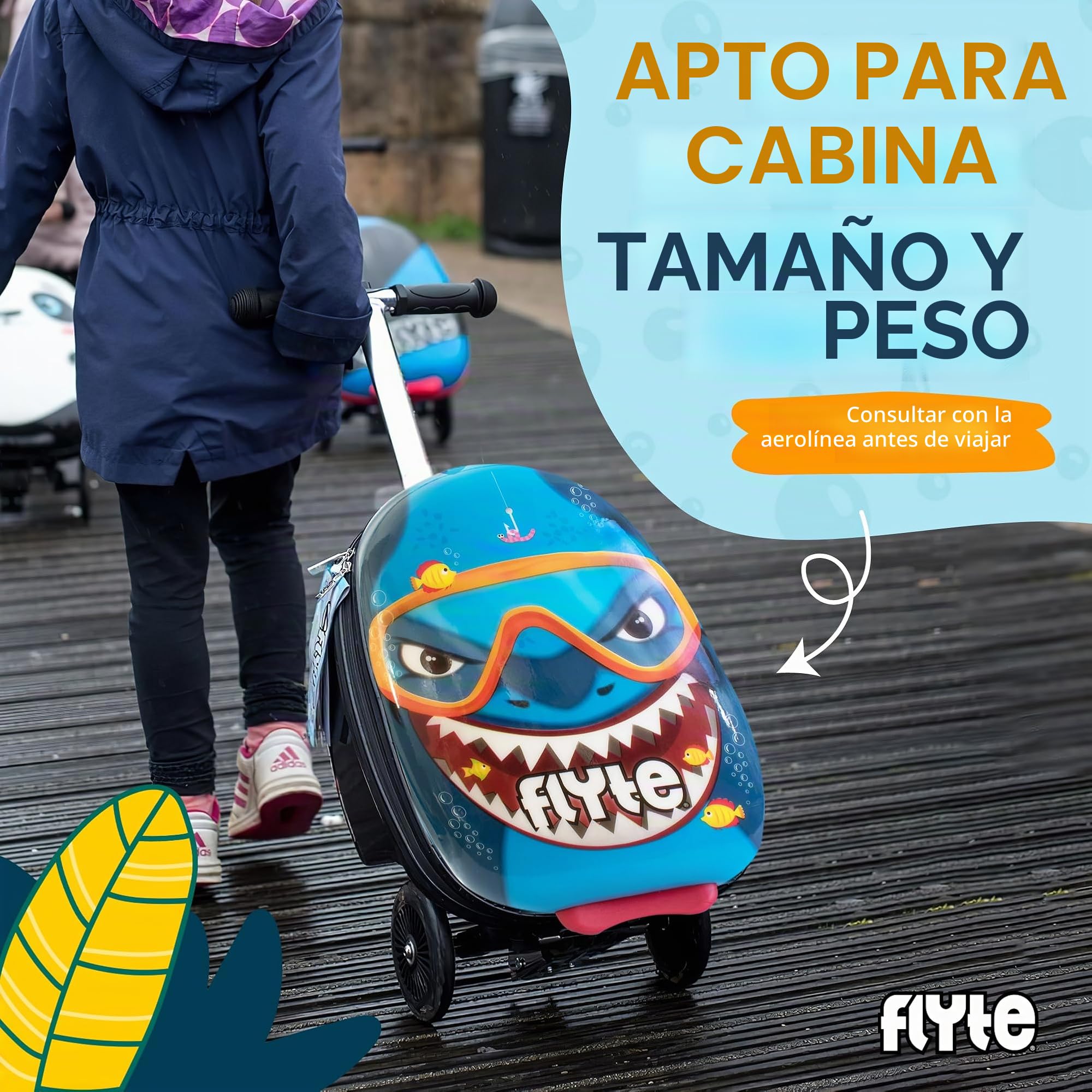 Flyte Maleta Midi para Scooter de 18 Pulgadas