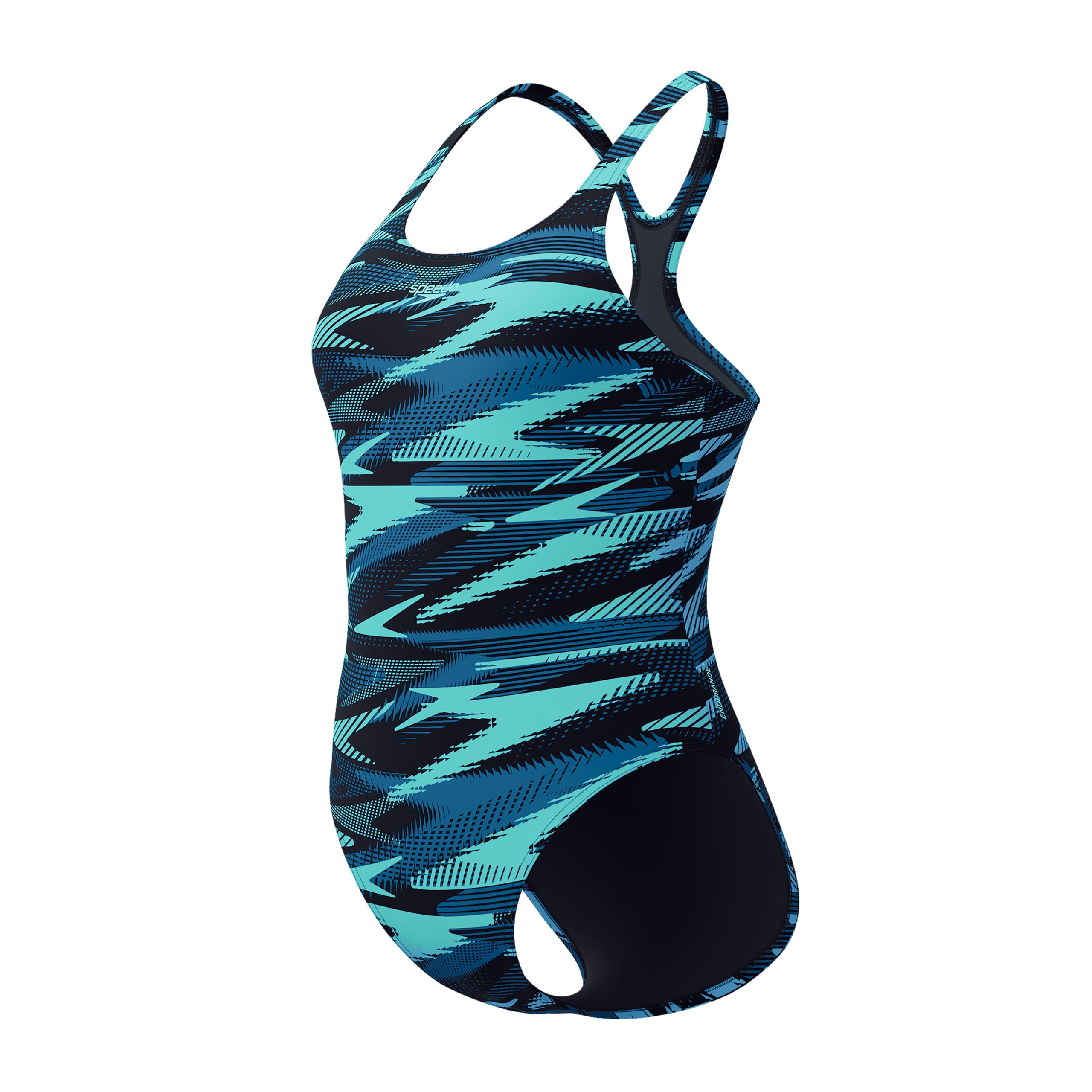 Speedo Mujer Hyperboom ALover Medalist Swimsuit |Quick Drying | Fitnes | Chlorine Resistant, Dark Teal, 32