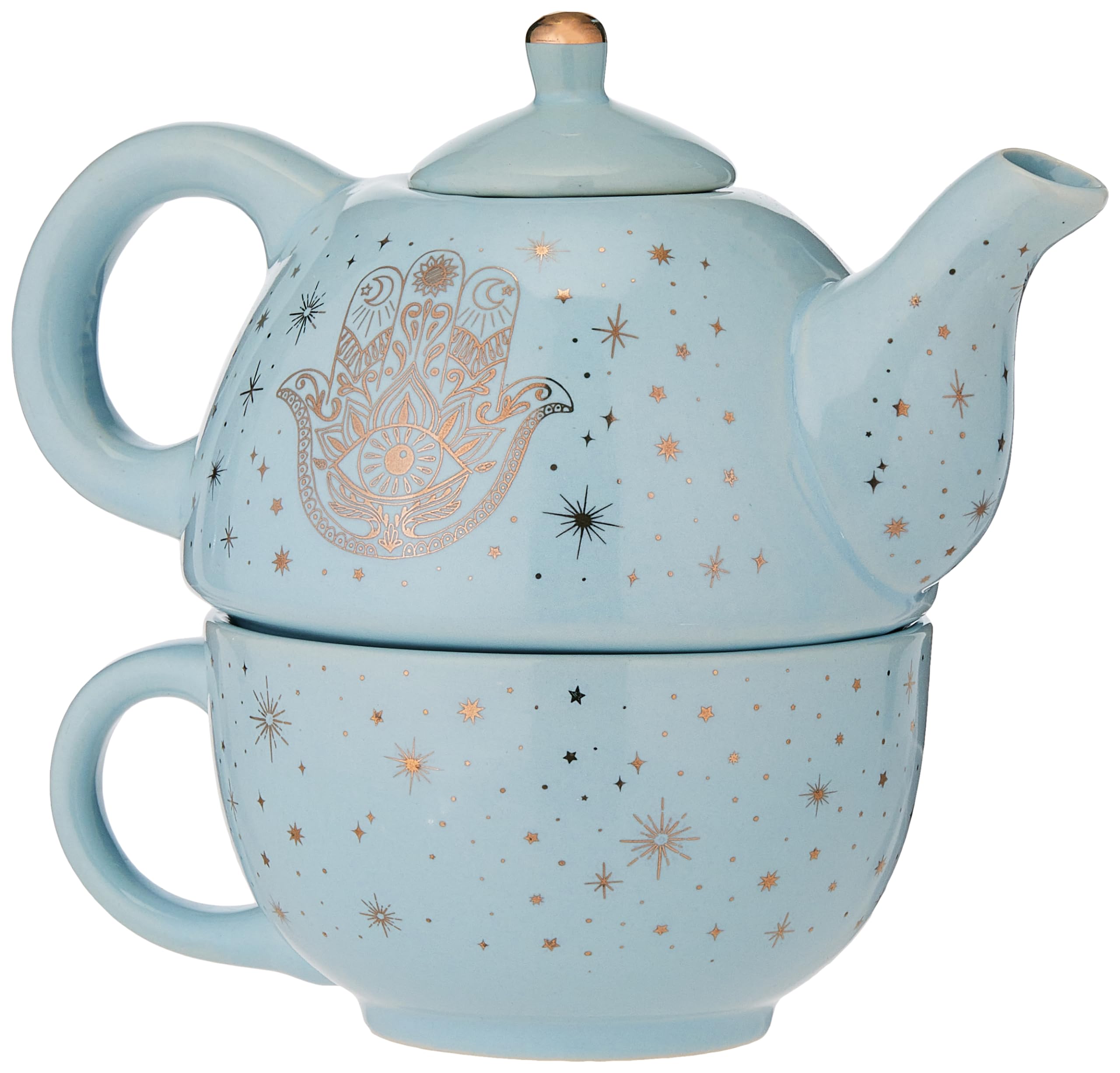 Sass & Belle Hamsa Tea Set for One Person
