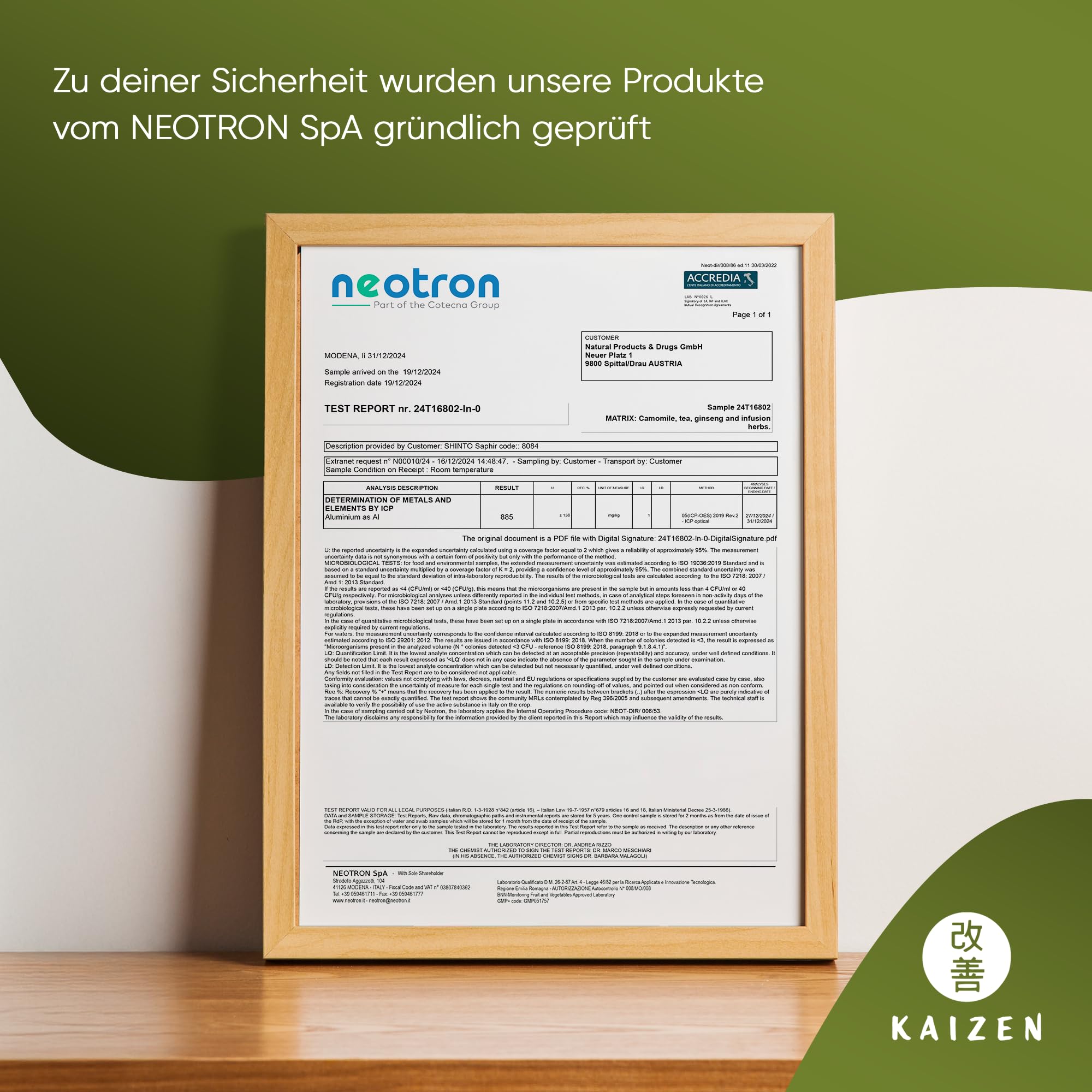 Kaizen® Ibuki Matcha Set - erlesener Premium Bio Matcha-Tee, handgefertigte Chawan-Teeschale, Besen & Löffel - Komplett-Set für Einsteiger und Kenner