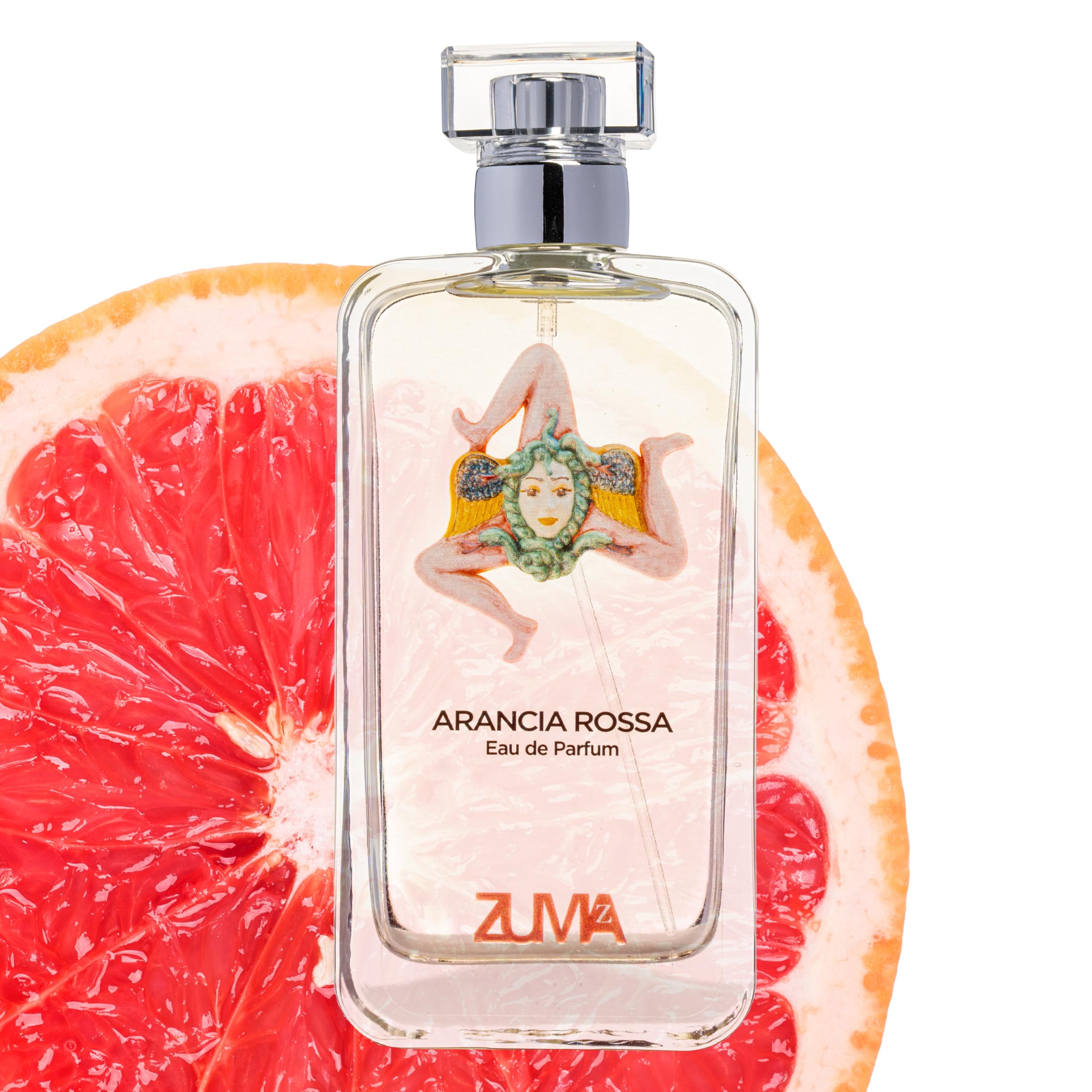 Profumi Zuma - Perfume Mujer y Hombre Naranja Roja - Eau de Parfum Spray de Fragancia Cítrica Unisex - La Energía Radiante del Sol en un Frasco - Made in Italy (Arancia Rossa 100 ml)