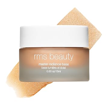 RMS Beauty Master Radiance Base - Hydrating Makeup Primer & Cream Highlighter - Blurring Face Primer for Mature Skin - Lit-From-Within Glow - 0.5 oz