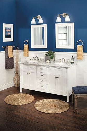 Miniatura 10 de Moen YB2262ORB Brantford - Tocador de baño de doble montaje con vidrio esmerilado, bronce aceitado