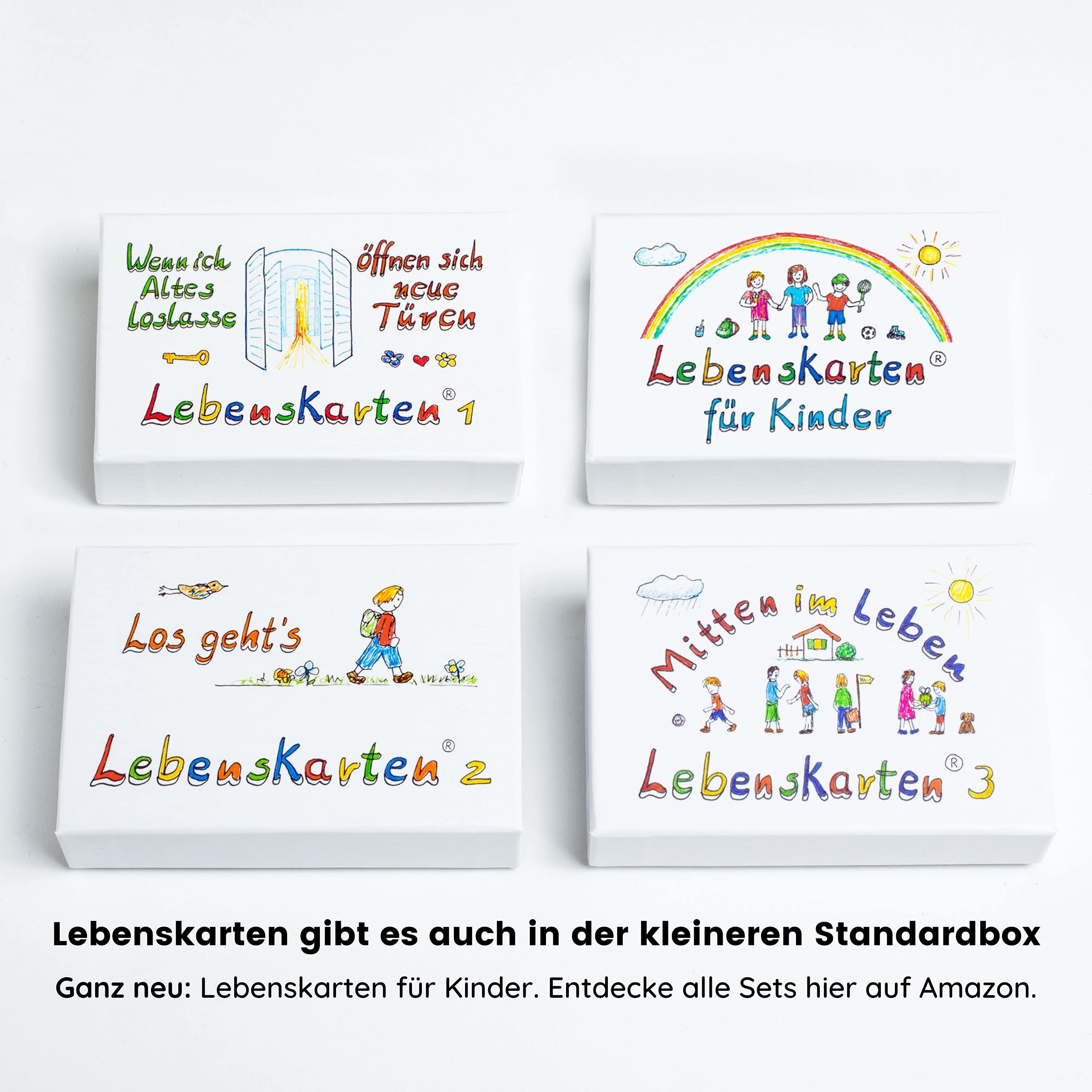 Gesamtpaket Lebenskarten (Serien 1-3) Professionelle Therapiebox, 264 Coaching Karten & Gesprächskarten für Beratung & persönliche Entwicklung,Krisenbewältigung, Arbeit mit dem inneren Kind