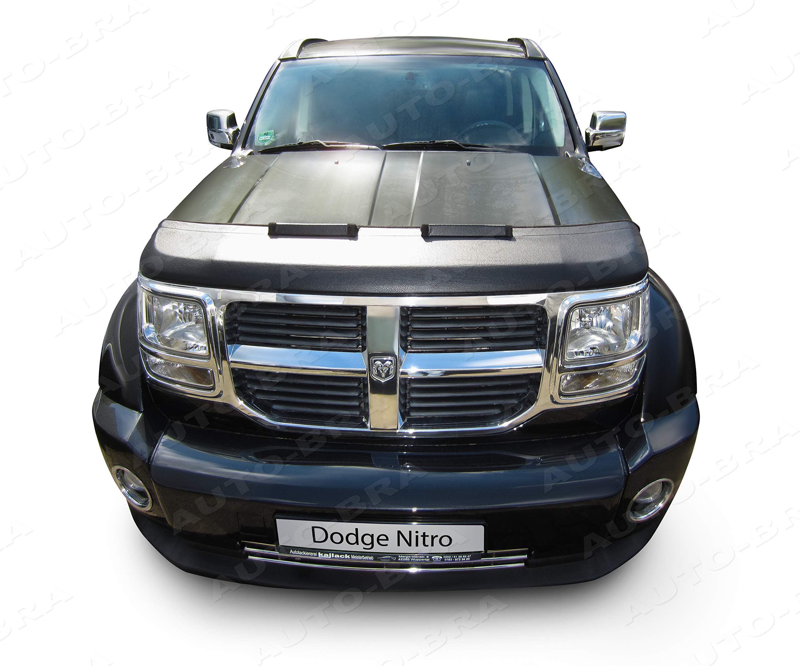 AB3-00271 CAR HOOD BRA compatible with Dodge Nitro 2006-2011 Front End Nose Mask Bonnet Bra STONEGUARD PROTECTOR TUNING