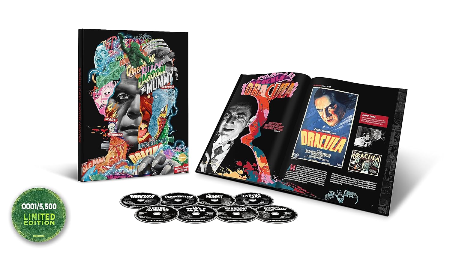Universal Classic Monsters Limited Edition Collection – 4K Ultra HD + Digital [4K UHD]