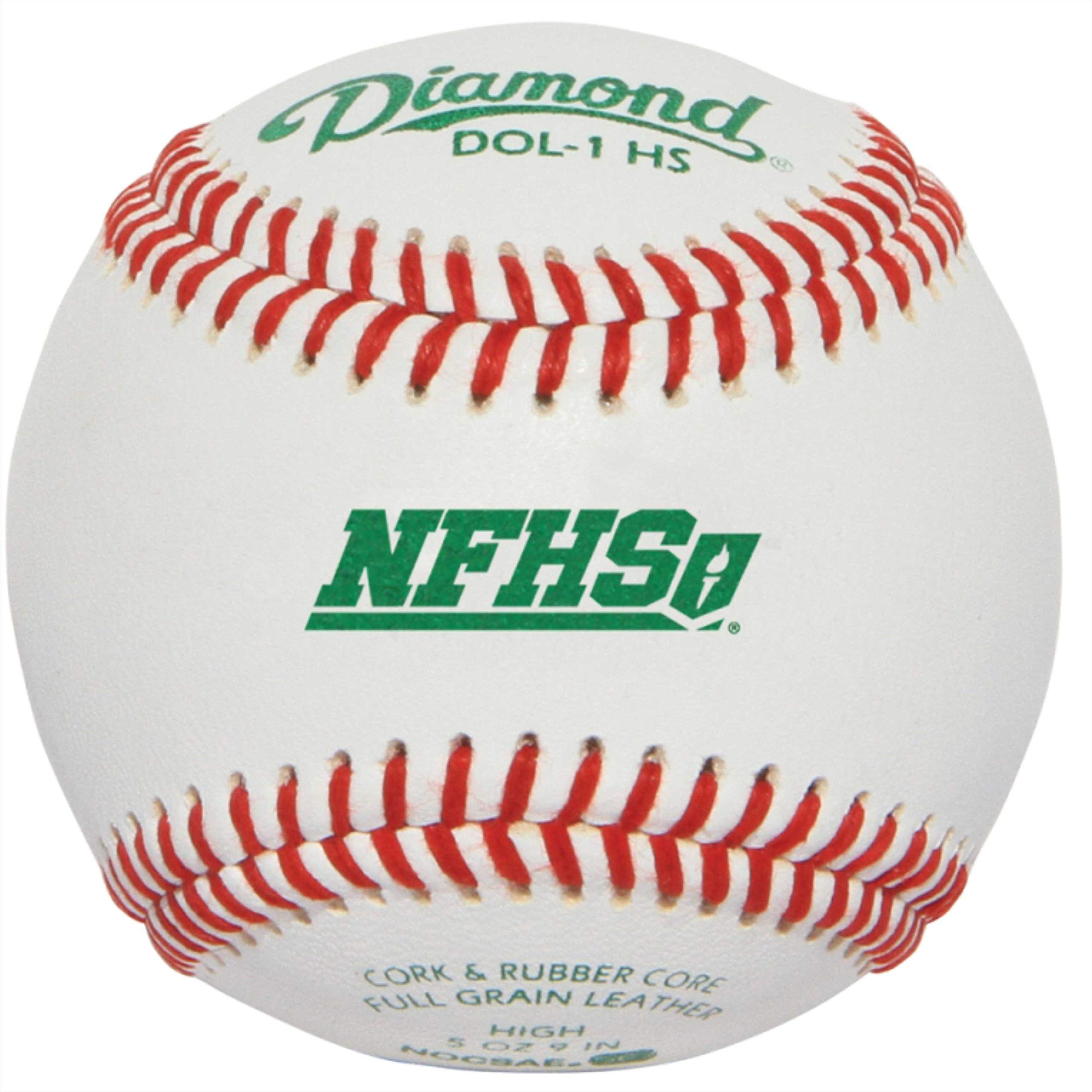Diamond DOL-1 NFHS Baseballs Official League (5)