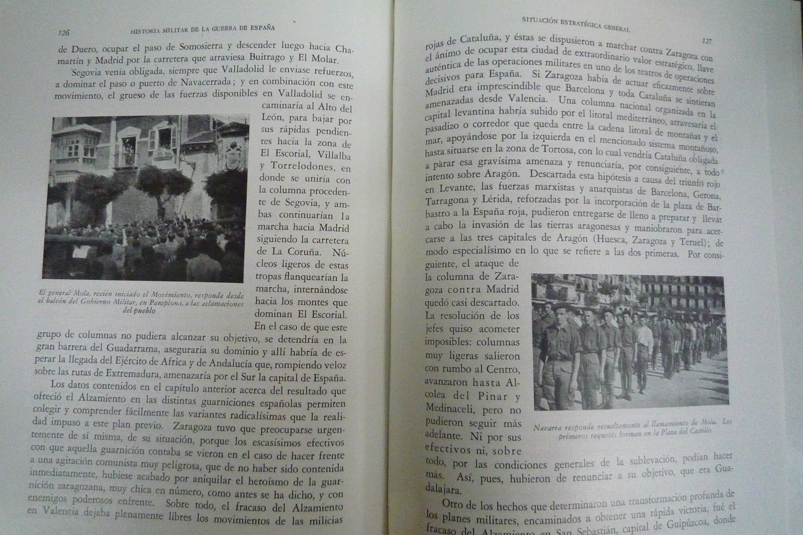 HISTORIA MILITAR DE LA GUERRA DE ESPAÑA (2 TOMOS) - FIRMADOS POR EL AUTOR (Abuelo del ex Presidente José Maria Aznar) -