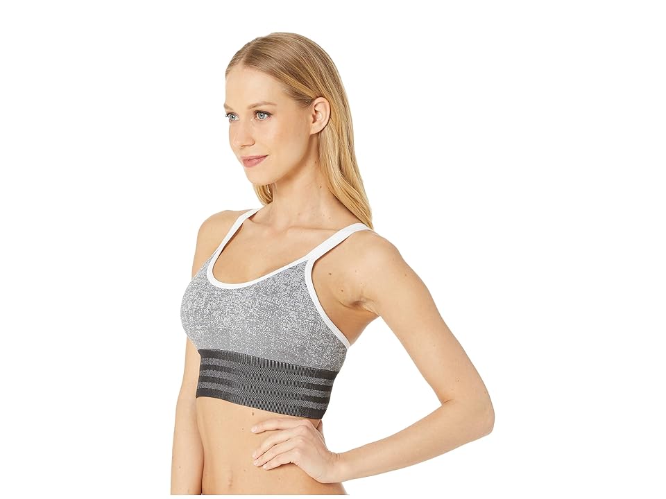 

adidas All Me Primeknit FLW Bra (White/Black) Women's Bra