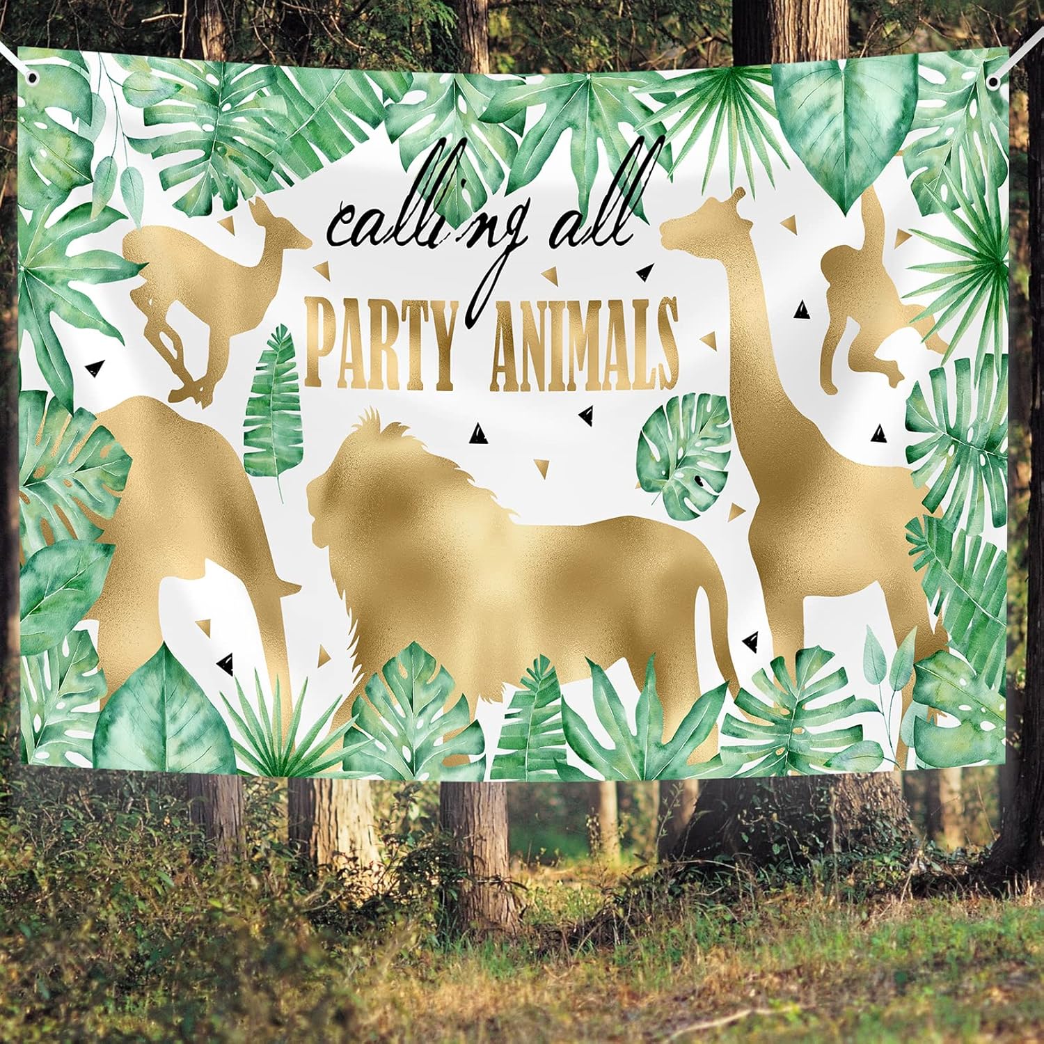 Gold Safari Party Favors Gold Safari Themed Birthday Party