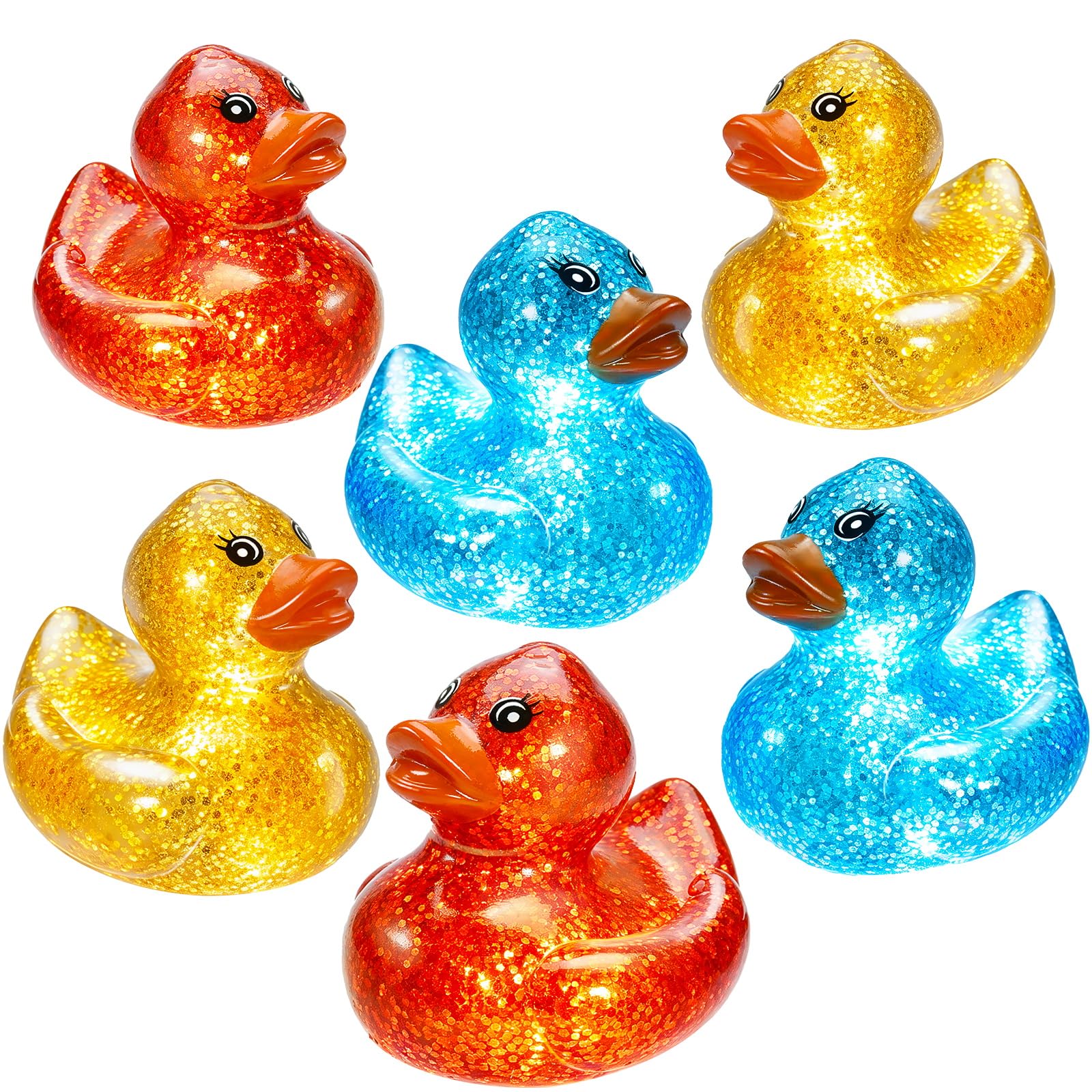 Vanixio Light Up Baby Bath Toys for 1 2 Year Old, Rubber Ducks Bathtub Toys