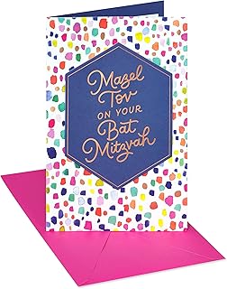 American Greetings Bat Mitzvah Card (Heartfelt Mazel Tov)