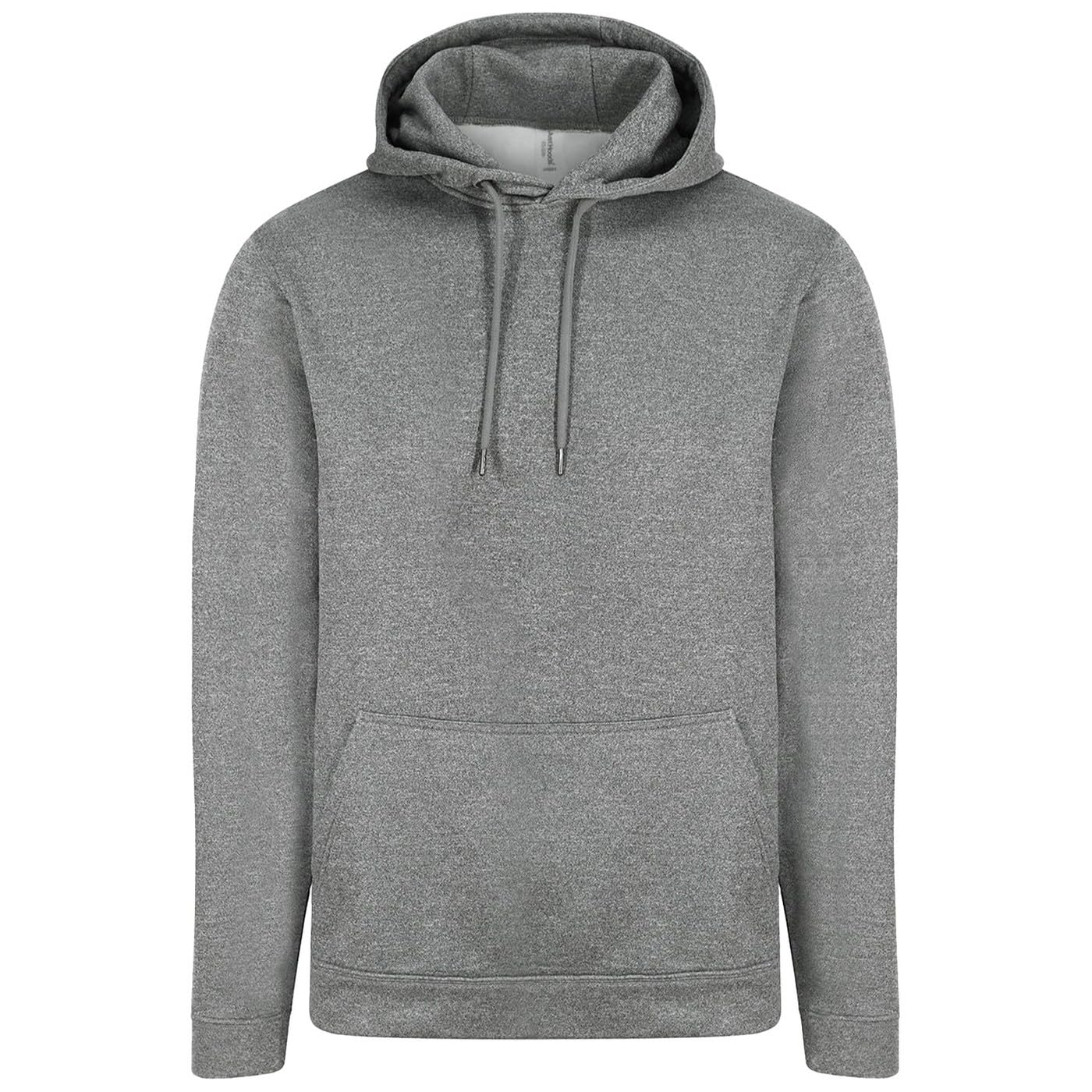 AWDis Just Hoods JH006 Unisex Sports Polyester Hoodie - Grey Melange - XL