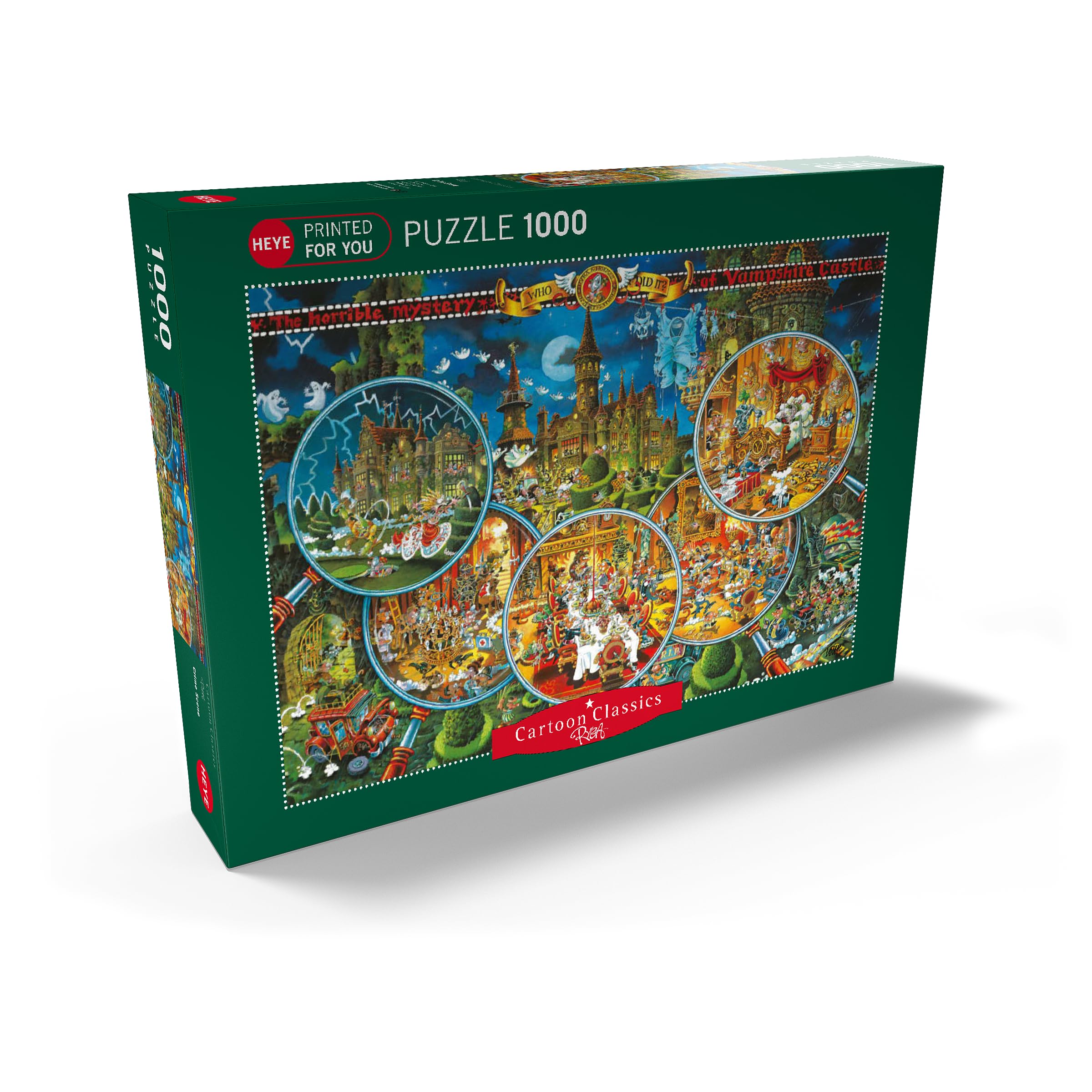 Crime Scene - Michael Ryba - Cartoon Classics - Premium 1000 pieces Puzzle - MyPuzzle special collection from Heye Puzzle - Image 2