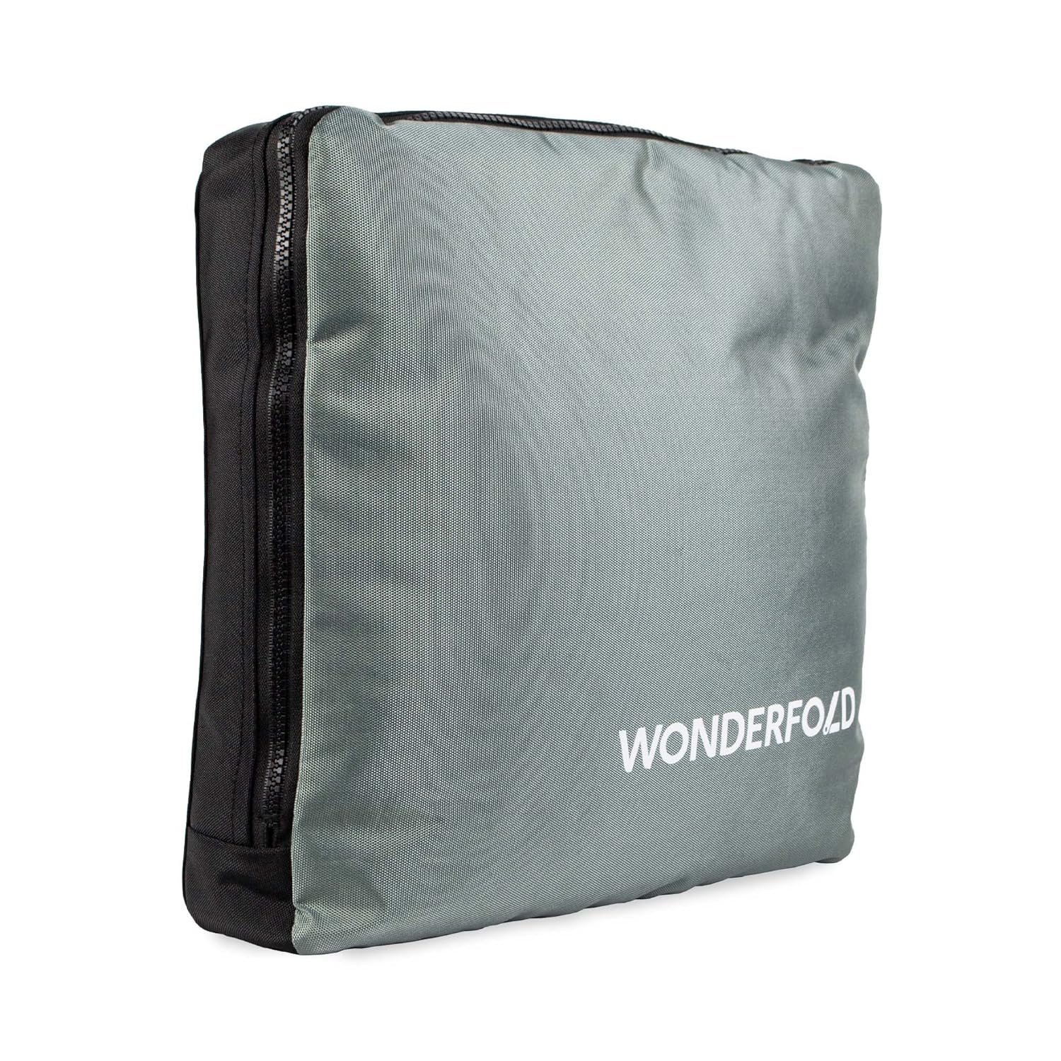 WONDERFOLD Stroller Wagon Travel Cover Featuring Front Storage Pocket, Inner Storage Pocket for Rear Basket and Canopy, and an Optional Wheel Cover (Fits Only W2)