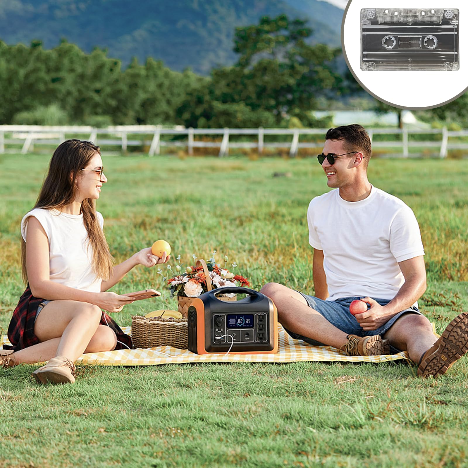 Cassette Audio Musicassette Vergini: 5 Scatola 60 Minuti Audiocassette Vergini, Cassette Audio Vuote, Trasparente in Plastica Cassette Audio per Conferenze, Seminari, Registrazione Quotidiana