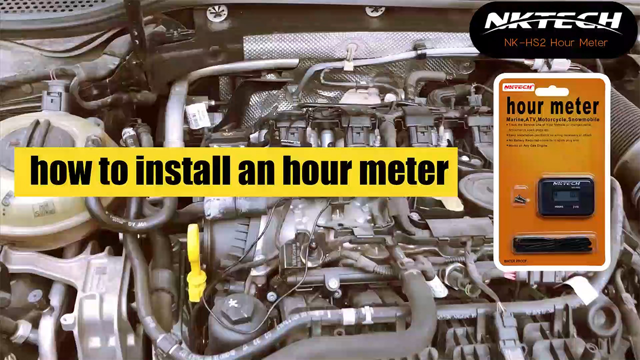 6 NKTECH+Motorcycle+Snowmobile+Waterproof+Tachometer